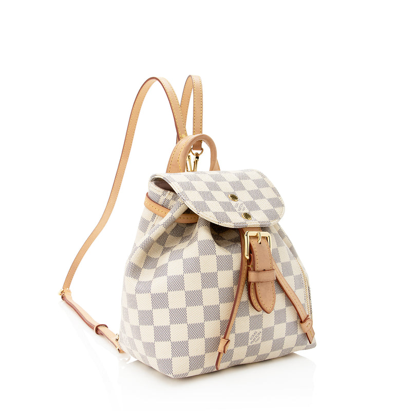 Louis Vuitton Damier Azur Sperone BB Backpack (SHF-22428) – LuxeDH