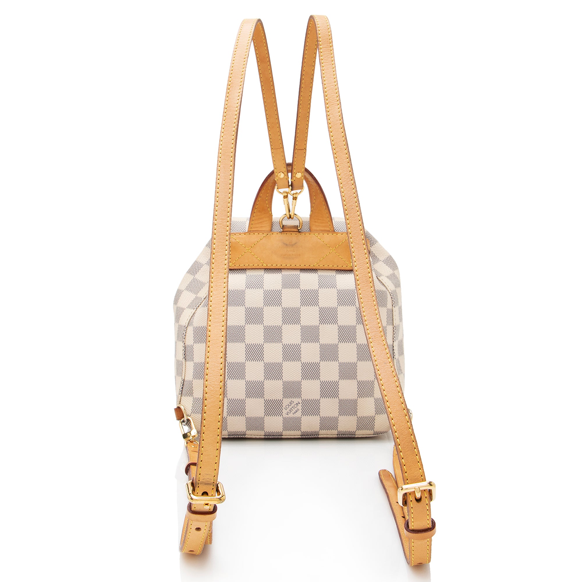 Louis Vuitton Damier Azur Sperone BB Backpack (SHF-22843)