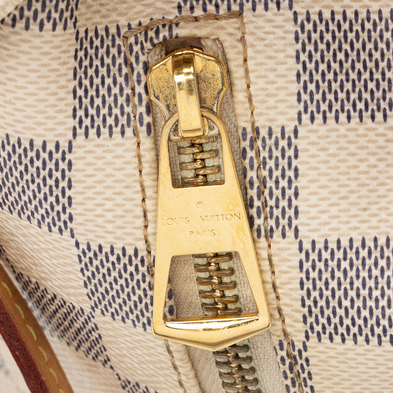Louis Vuitton White Damier Azur Sperone BB Cloth ref.922054 - Joli