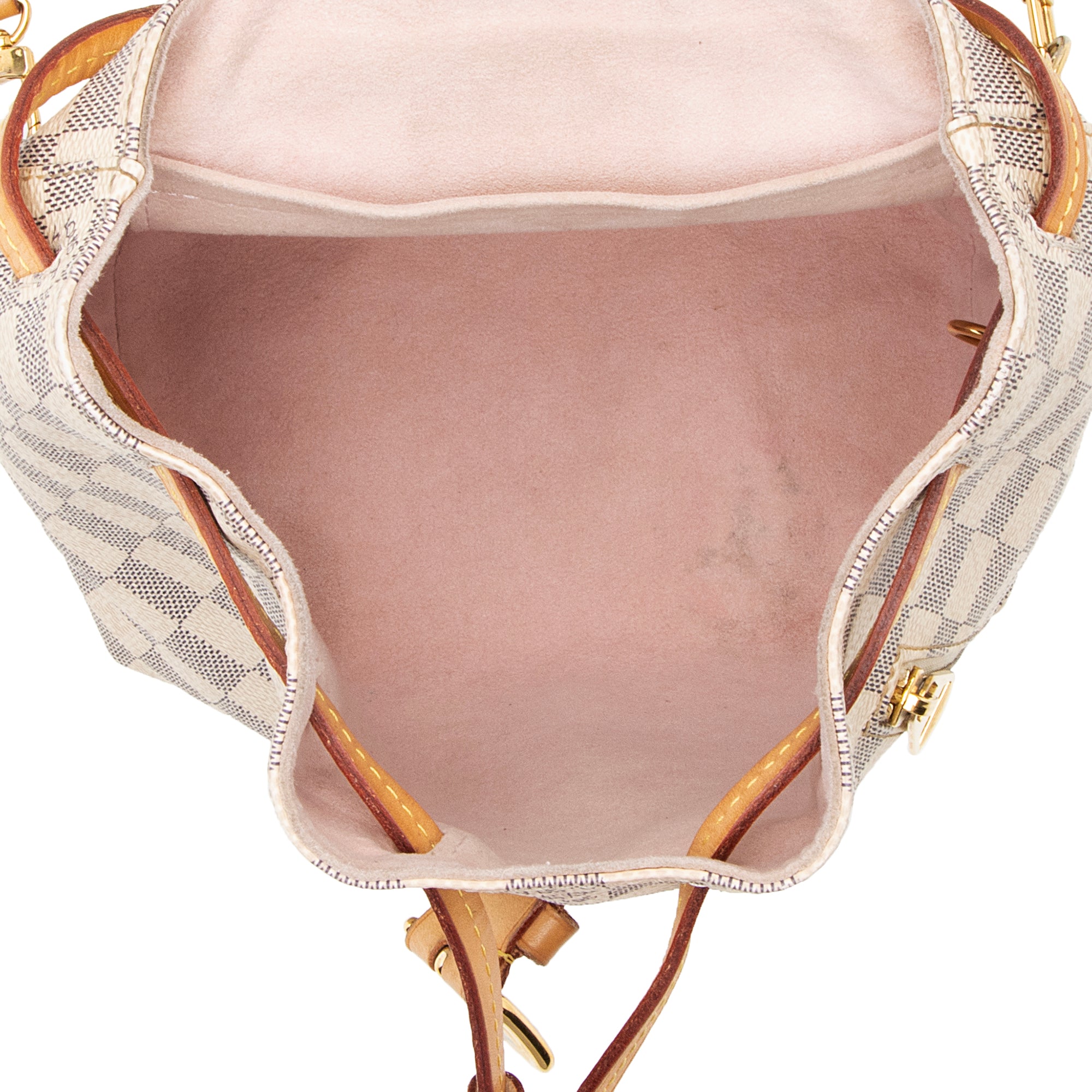 Louis Vuitton Damier Azur Sperone BB Backpack (SHF-22843)