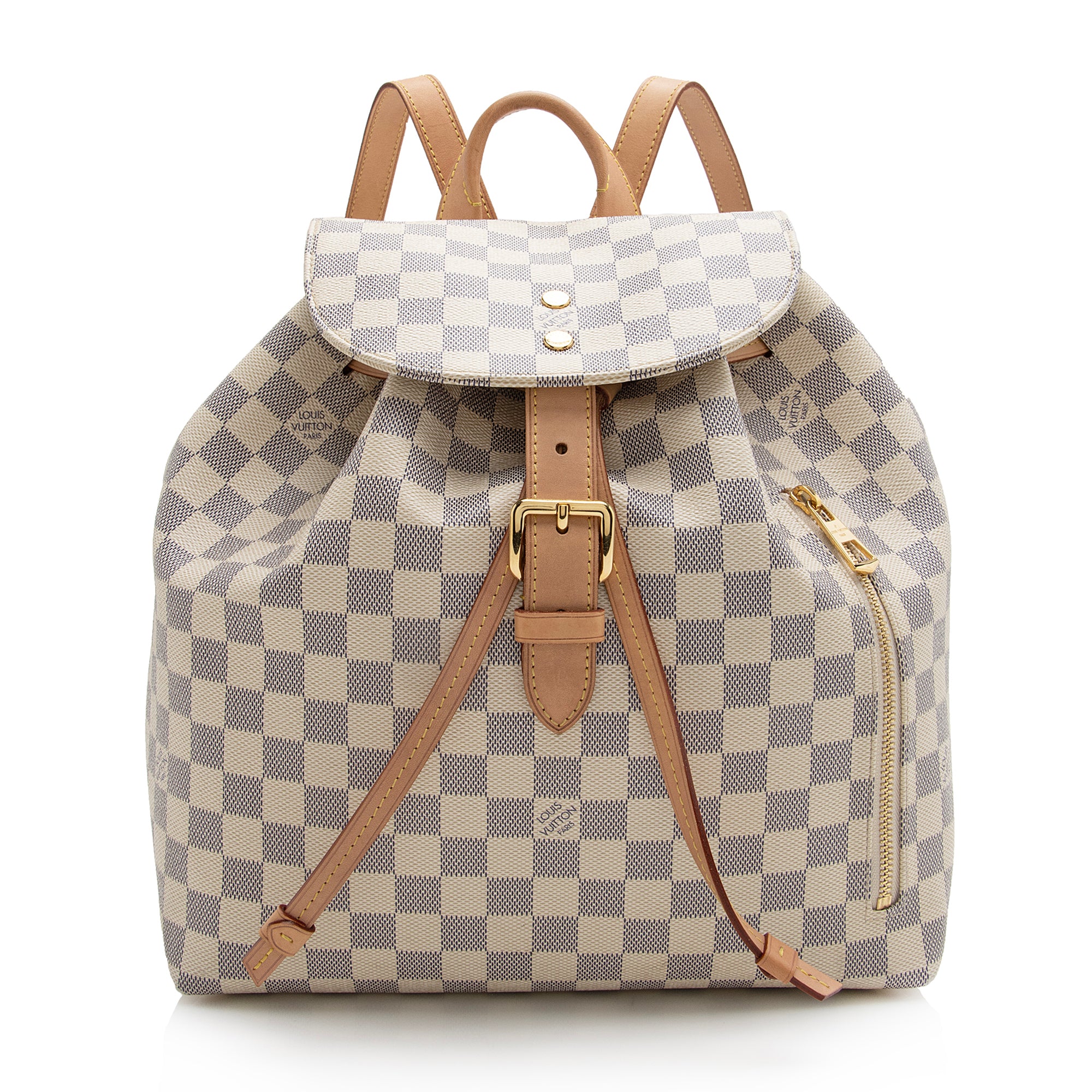 Louis Vuitton Damier Azur Sperone Backpack (SHF-22674)