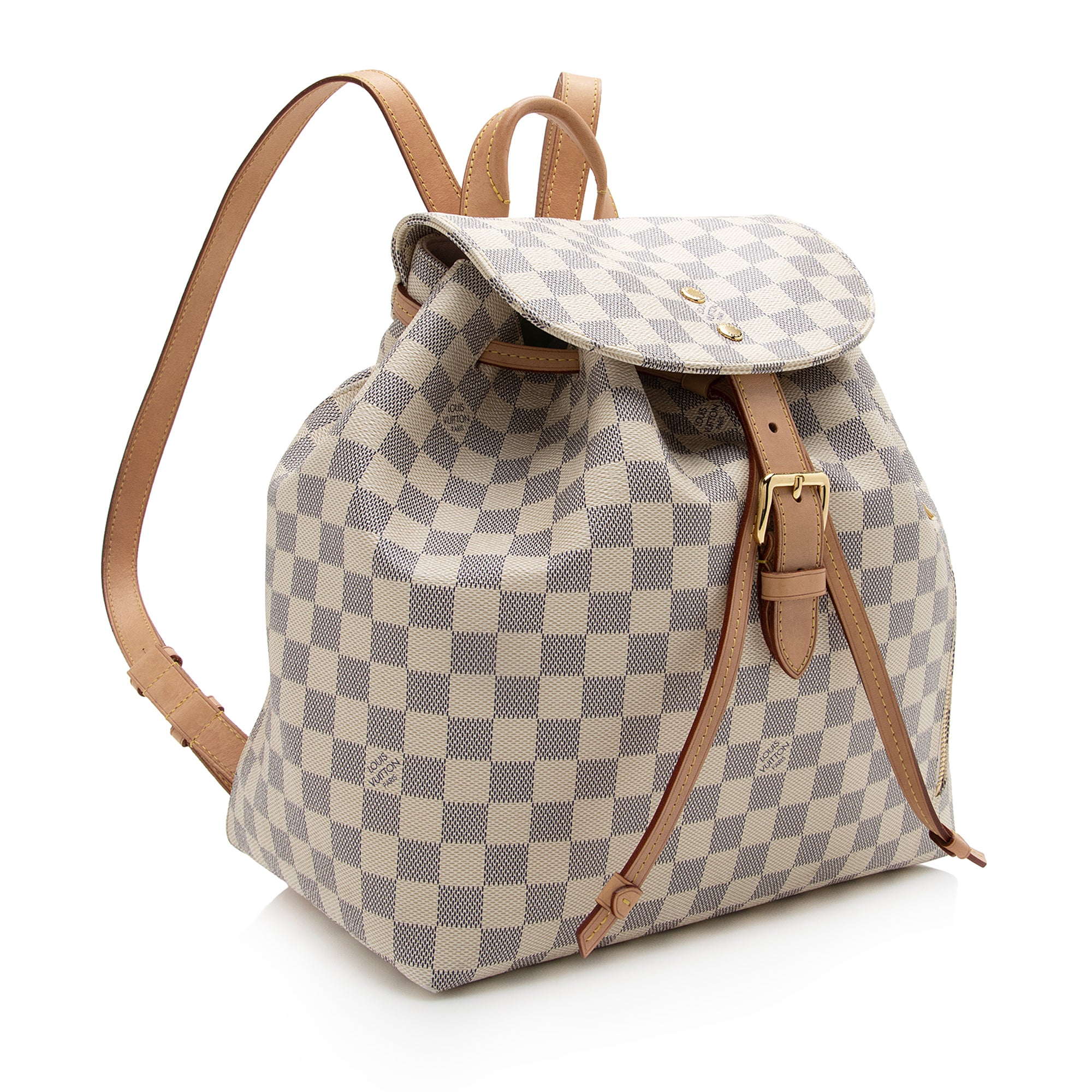Louis Vuitton Damier Azur Sperone Backpack (SHF-22674)
