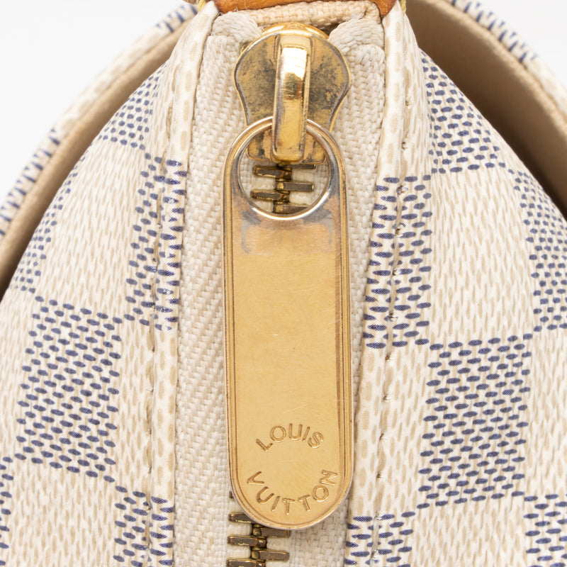 Louis Vuitton Damier Azur Totally PM Zip Tote Shoulder Bag