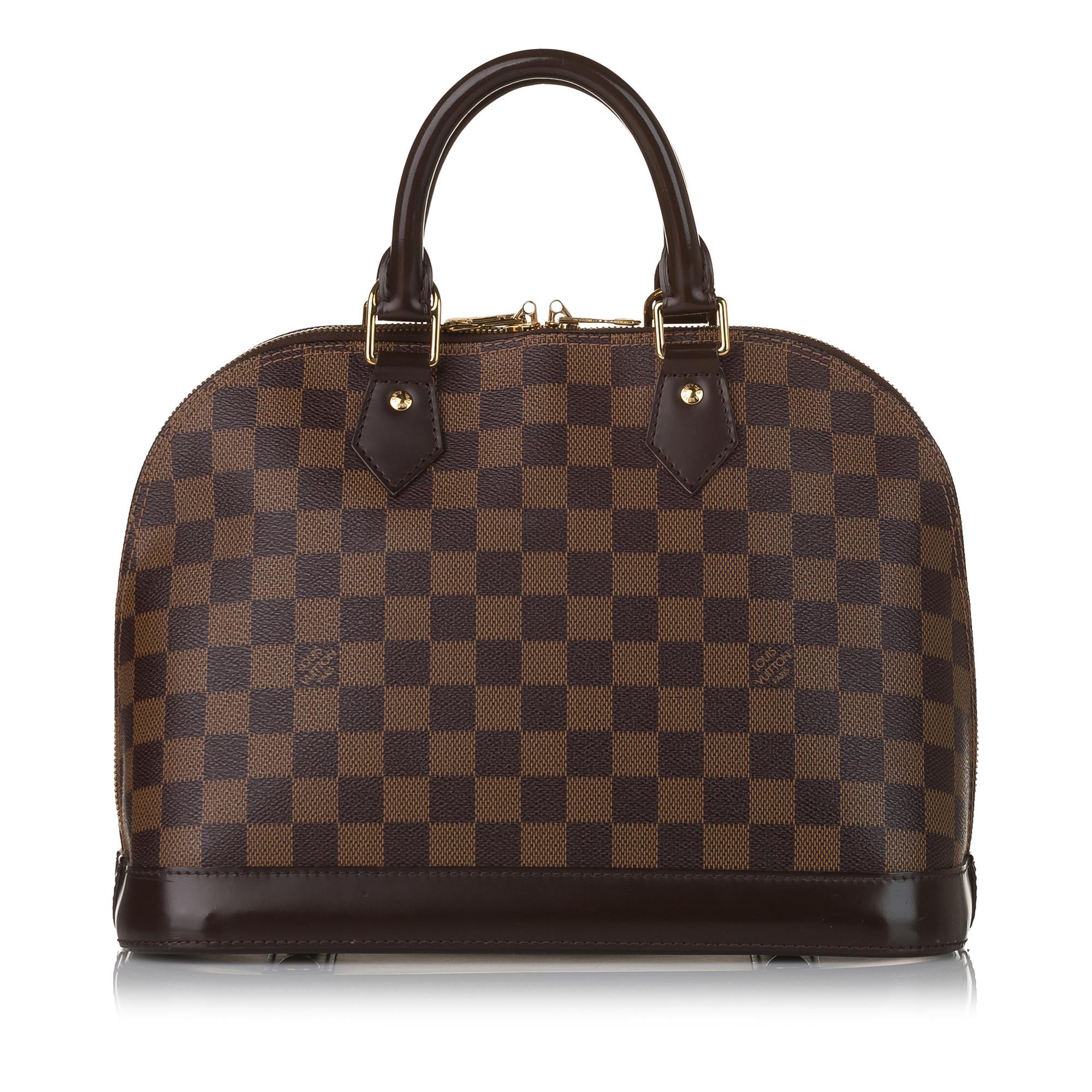 Louis Vuitton Damier Ebene Alma PM (SHG-32093)