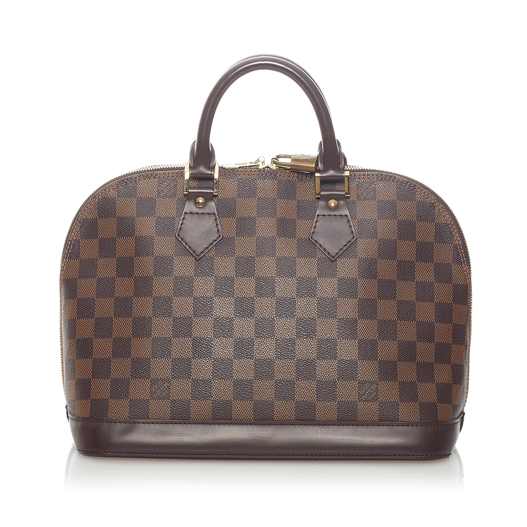Louis Vuitton Damier Ebene Alma PM (SHG-34801)