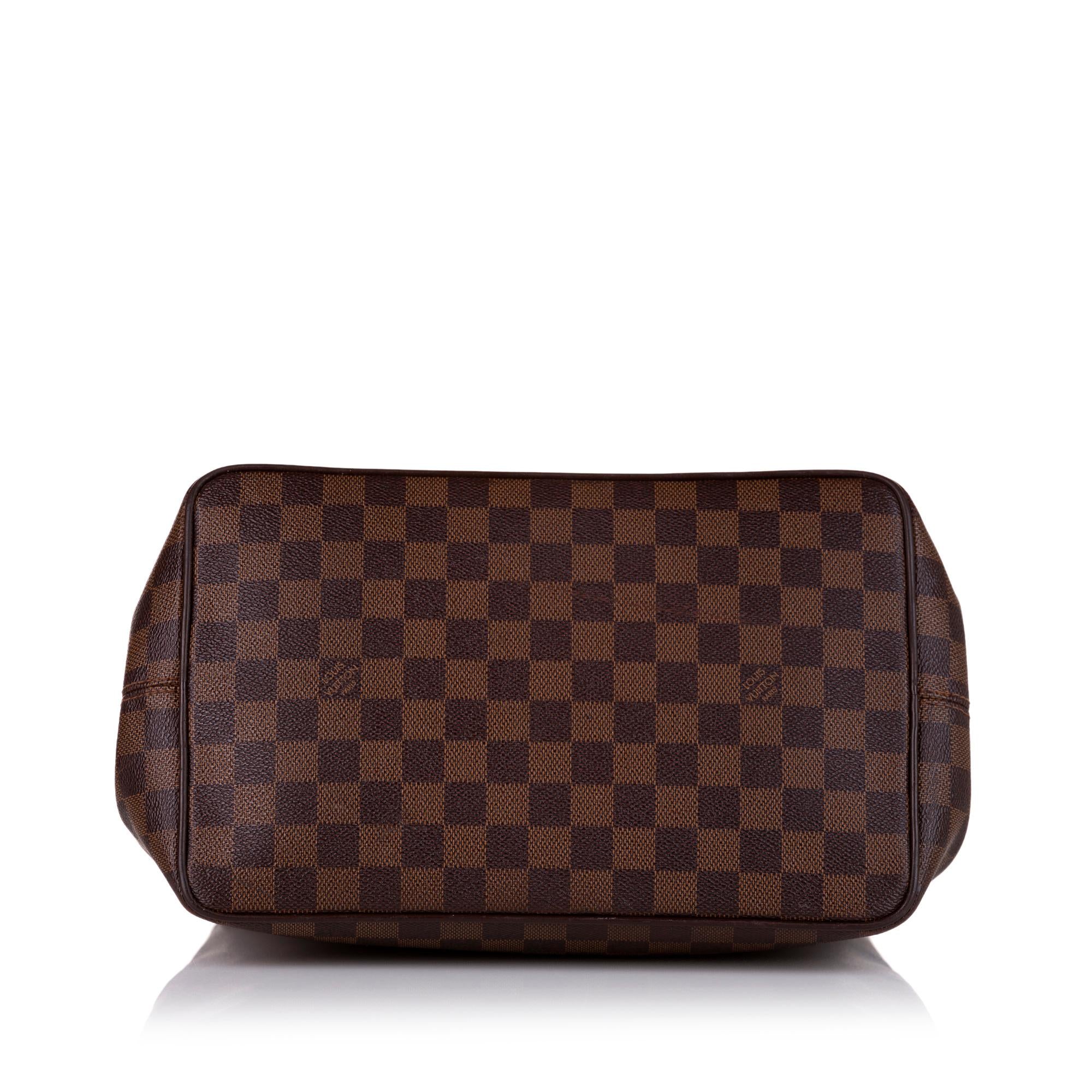 Louis Vuitton Damier Ebene Bergamo MM (SHG-36462)