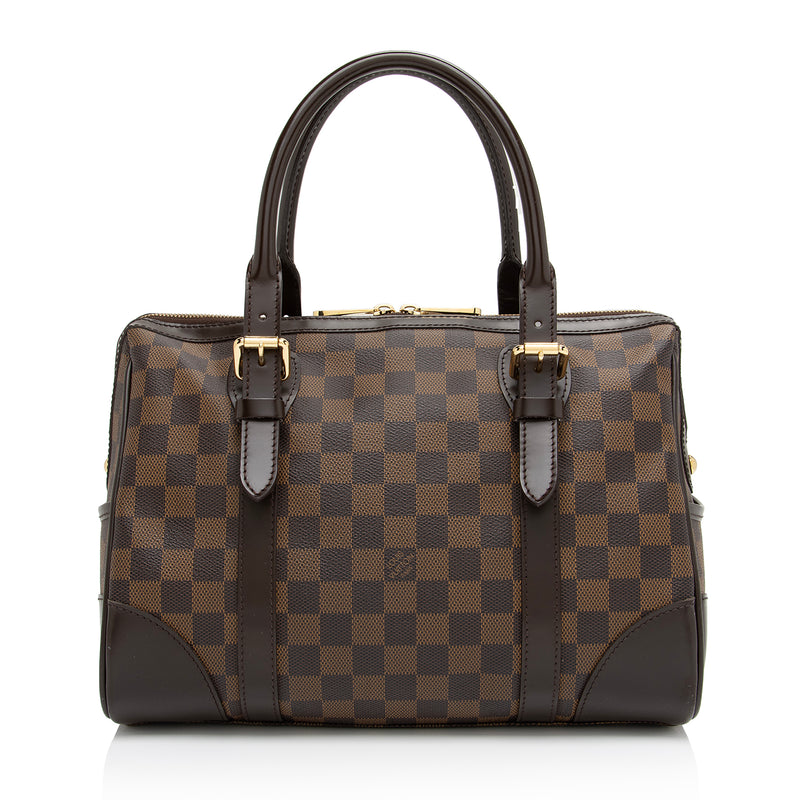 Louis Vuitton - Authenticated Berkeley Handbag - Cloth Brown for Women, Very Good Condition