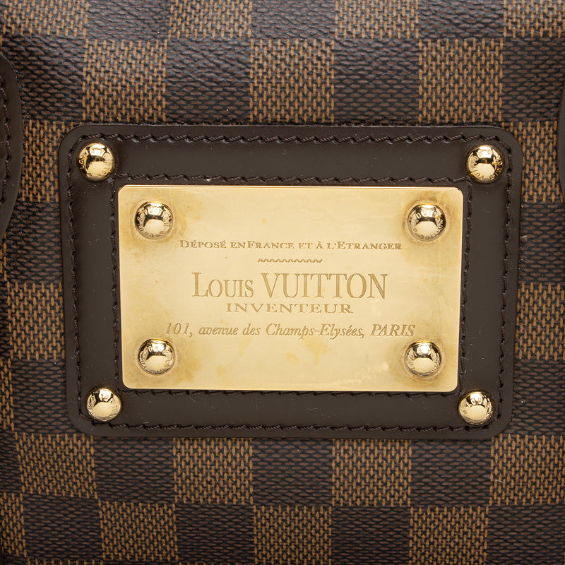 How to Spot Authentic LOUIS VUITTON Damier Ebene Berkeley Satchel Handbag 