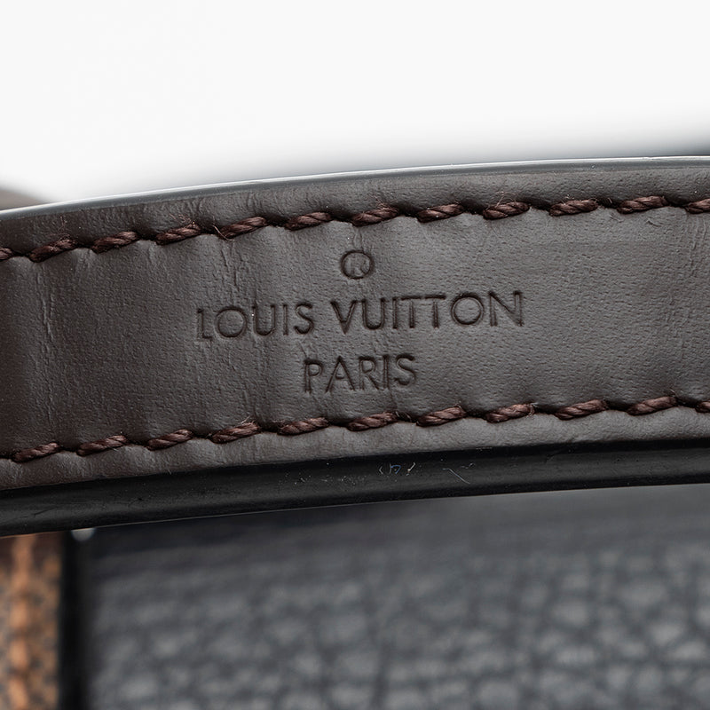 Louis Vuitton Bond Street Top Handle Bag Damier Burgundy Leather MM Br –  Gaby's Bags
