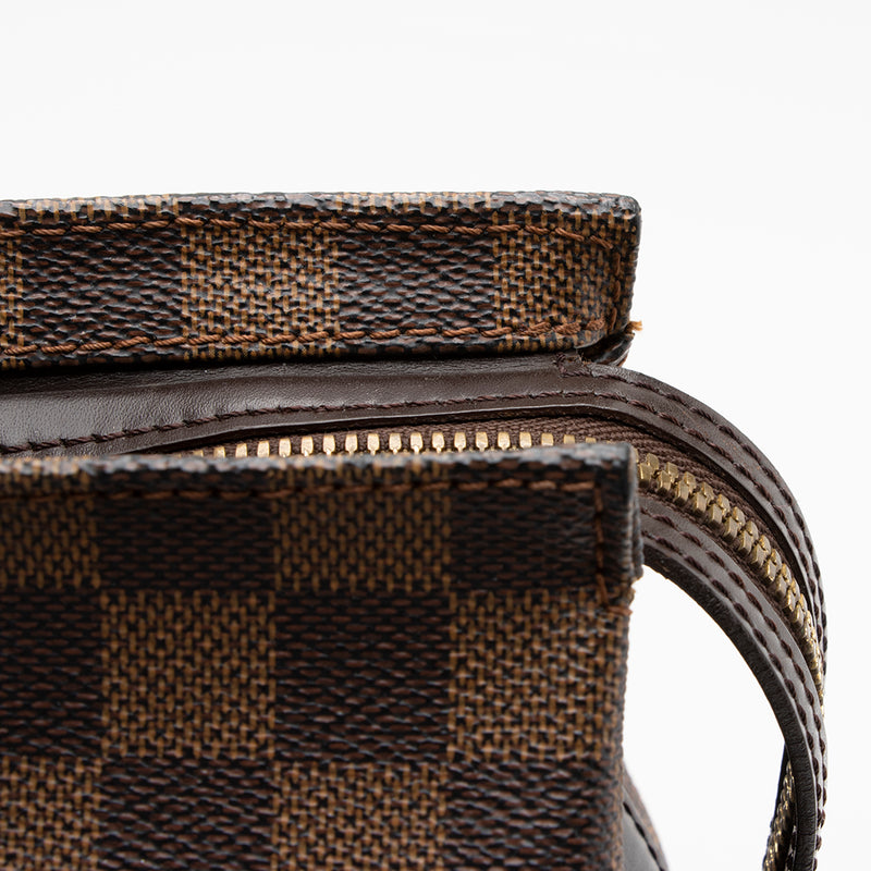 Louis+Vuitton+Chelsea+Shoulder+Bag+Brown+Canvas for sale online