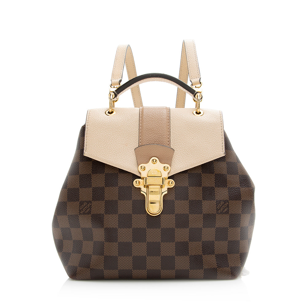 Louis Vuitton Clapton Handbag Damier and Leather PM