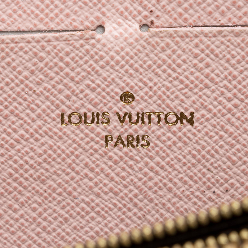 Louis Vuitton Damier Ebene Clemence Wallet (SHF-20352)