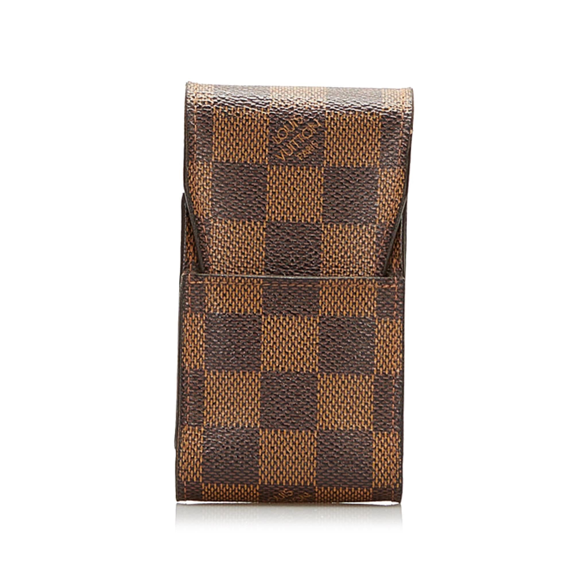 Louis Vuitton Damier Ebene Etui Cigarette Case (SHG-35640)