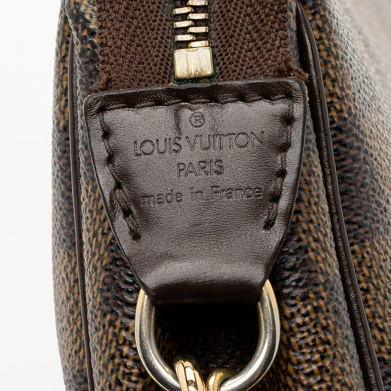 Louis Vuitton Damier Ebene Eva Clutch - FINAL SALE (SHF-19465) – LuxeDH