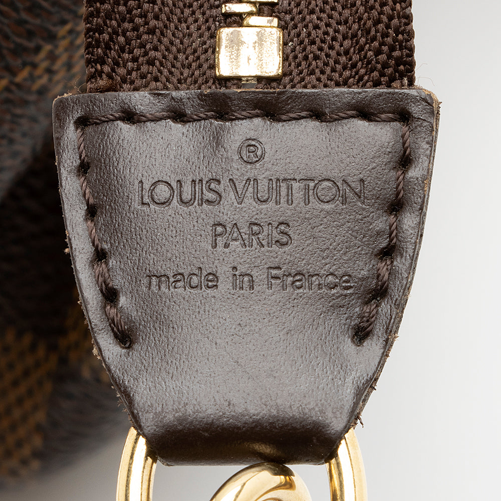 Louis Vuitton Damier Ebene Eva Clutch (SHF-20159)