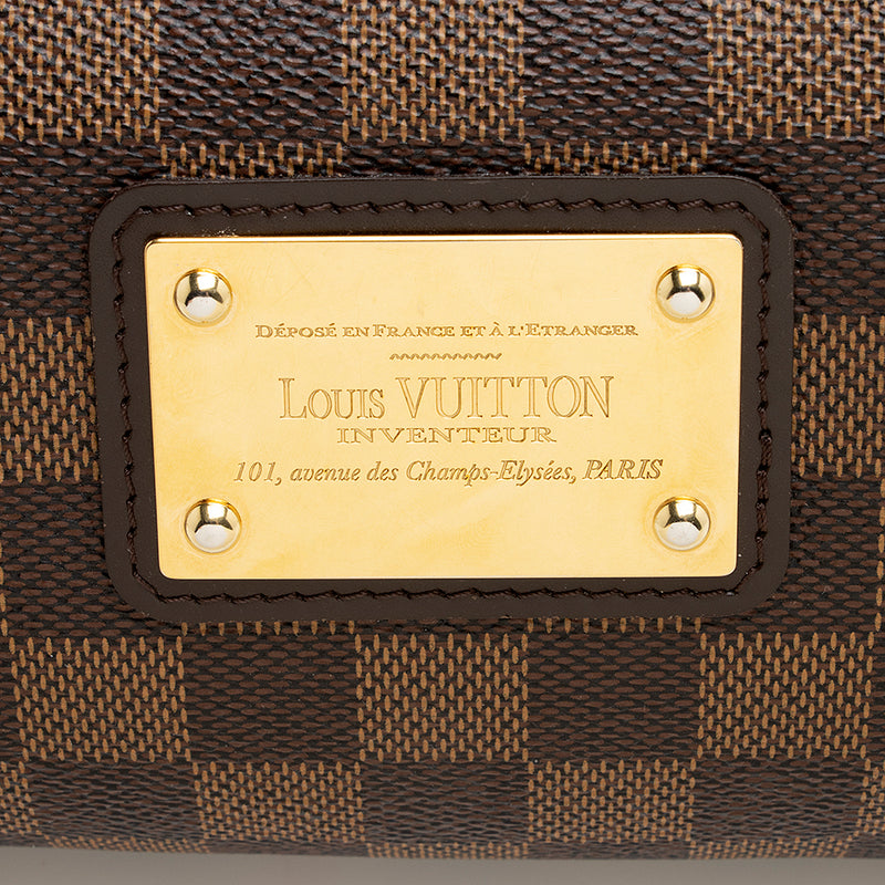 Louis Vuitton Damier Ebene Eva Clutch (SHF-21588) – LuxeDH
