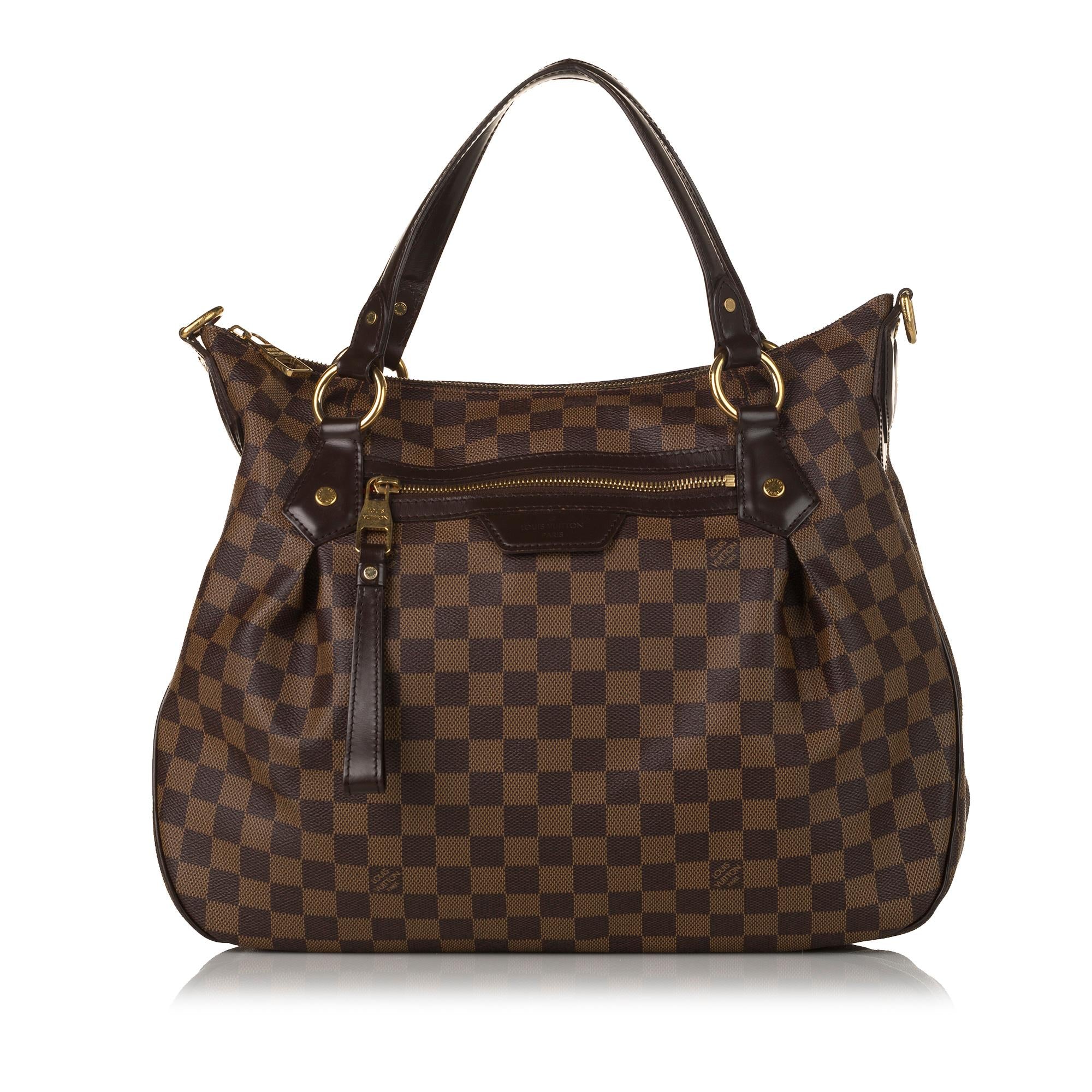 Louis Vuitton Damier Ebene Evora MM (SHG-35399)