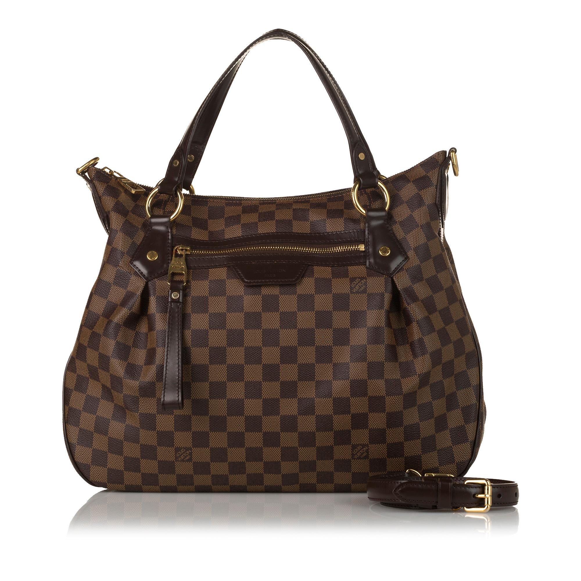 Louis Vuitton Damier Ebene Evora MM (SHG-35399)