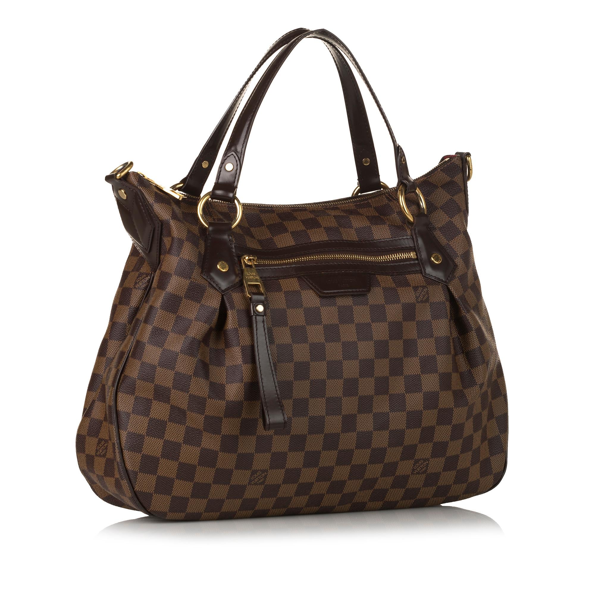 Louis Vuitton Damier Ebene Evora MM (SHG-35399)