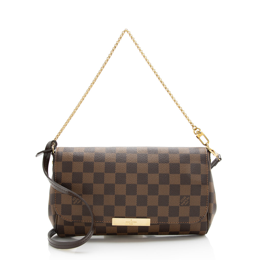 Louis Vuitton Damier Ebene Belem MM Shoulder Bag (SHF-20154) – LuxeDH