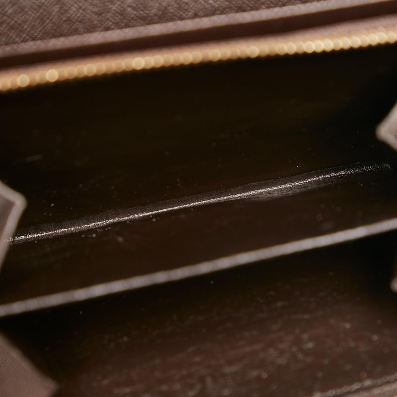 Louis Vuitton Damier Ebene Flap Small Wallet (SHG-28857)