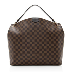 Louis Vuitton Damier Ebene Graceful MM Hobo, Louis Vuitton Handbags