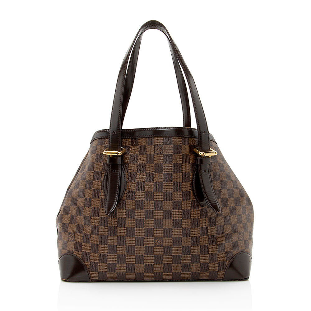 Louis Vuitton Damier Ebene Hampstead MM Tote (SHF-20804)