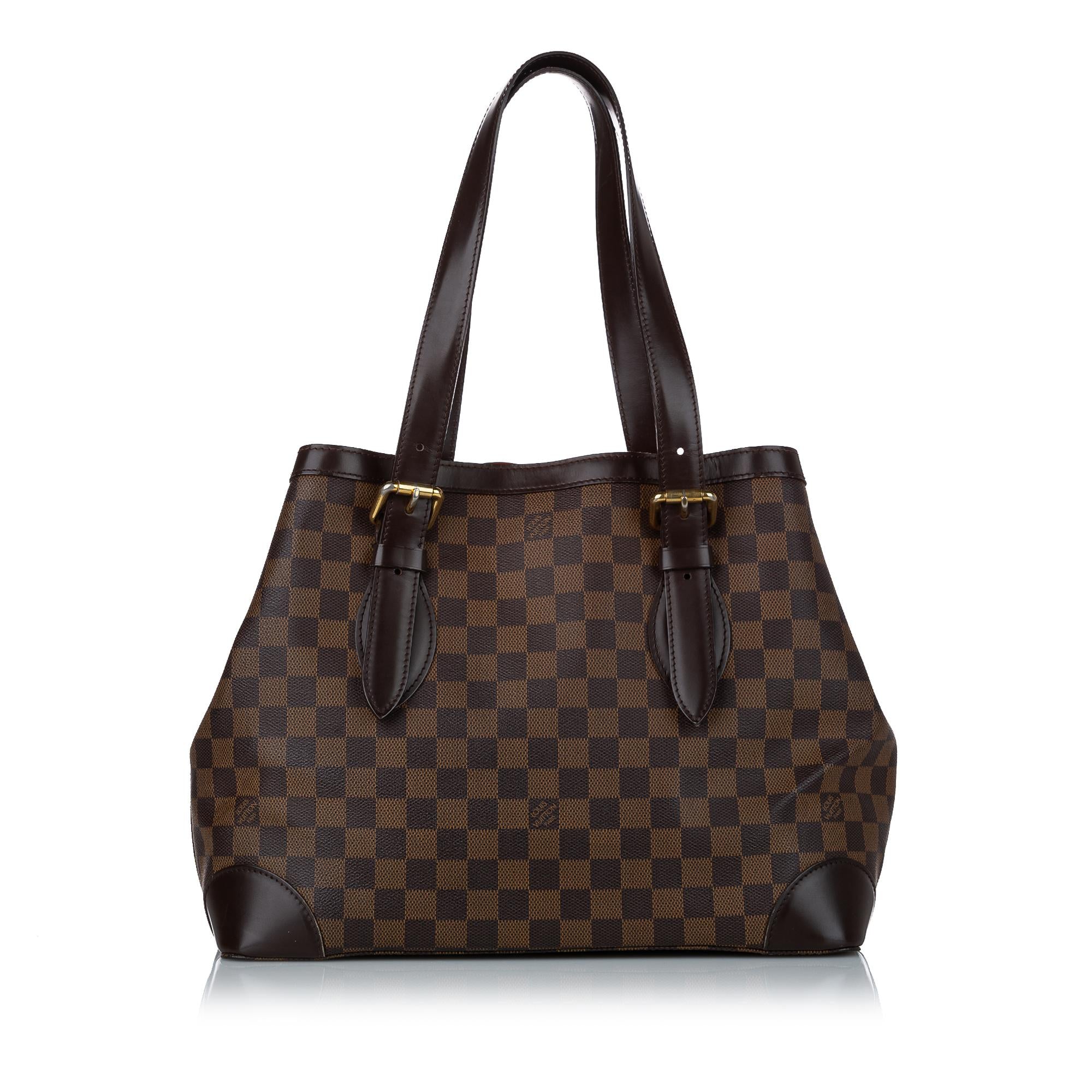 Louis Vuitton Damier Ebene Hampstead MM (SHG-29420)