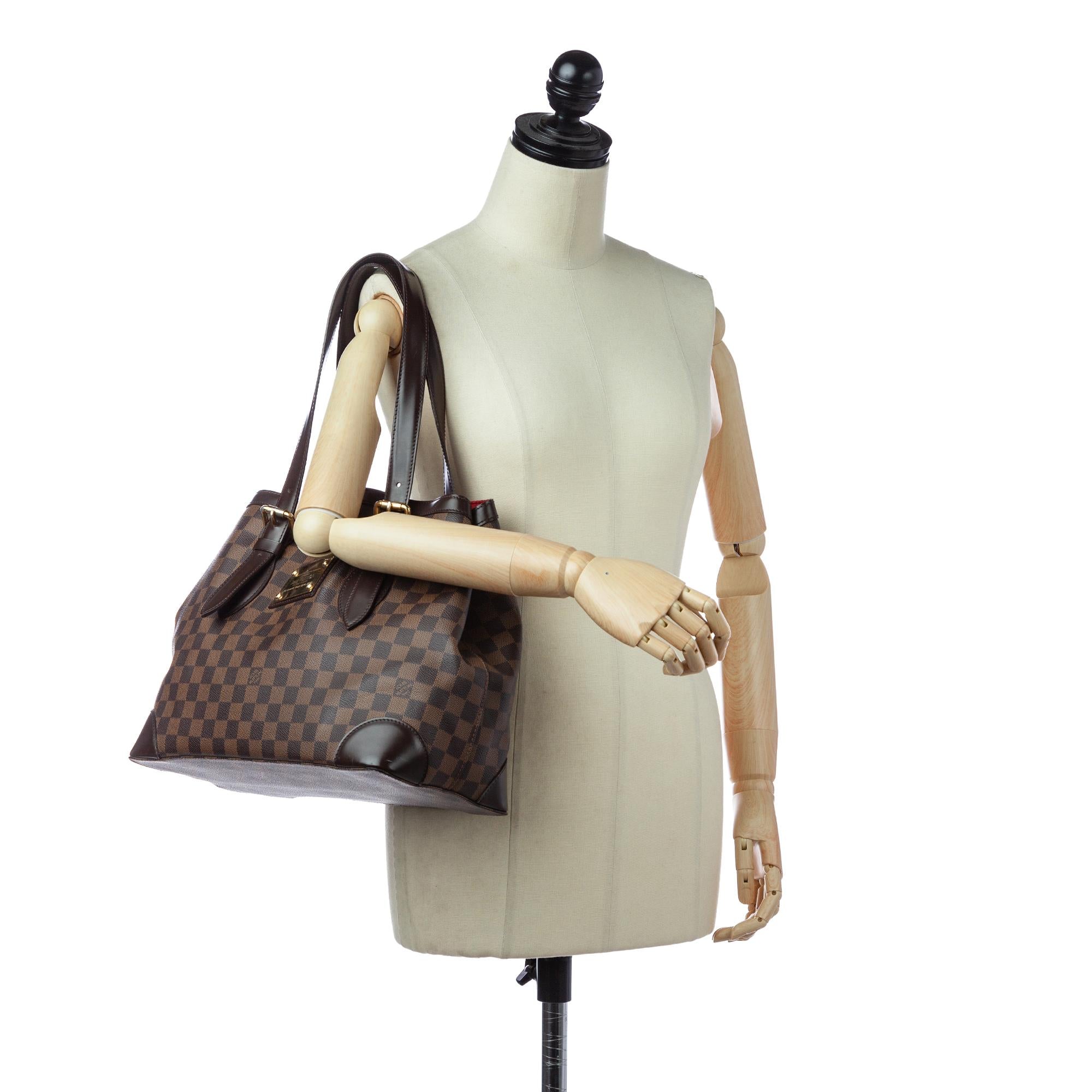 Louis Vuitton Damier Ebene Hampstead MM (SHG-29420)