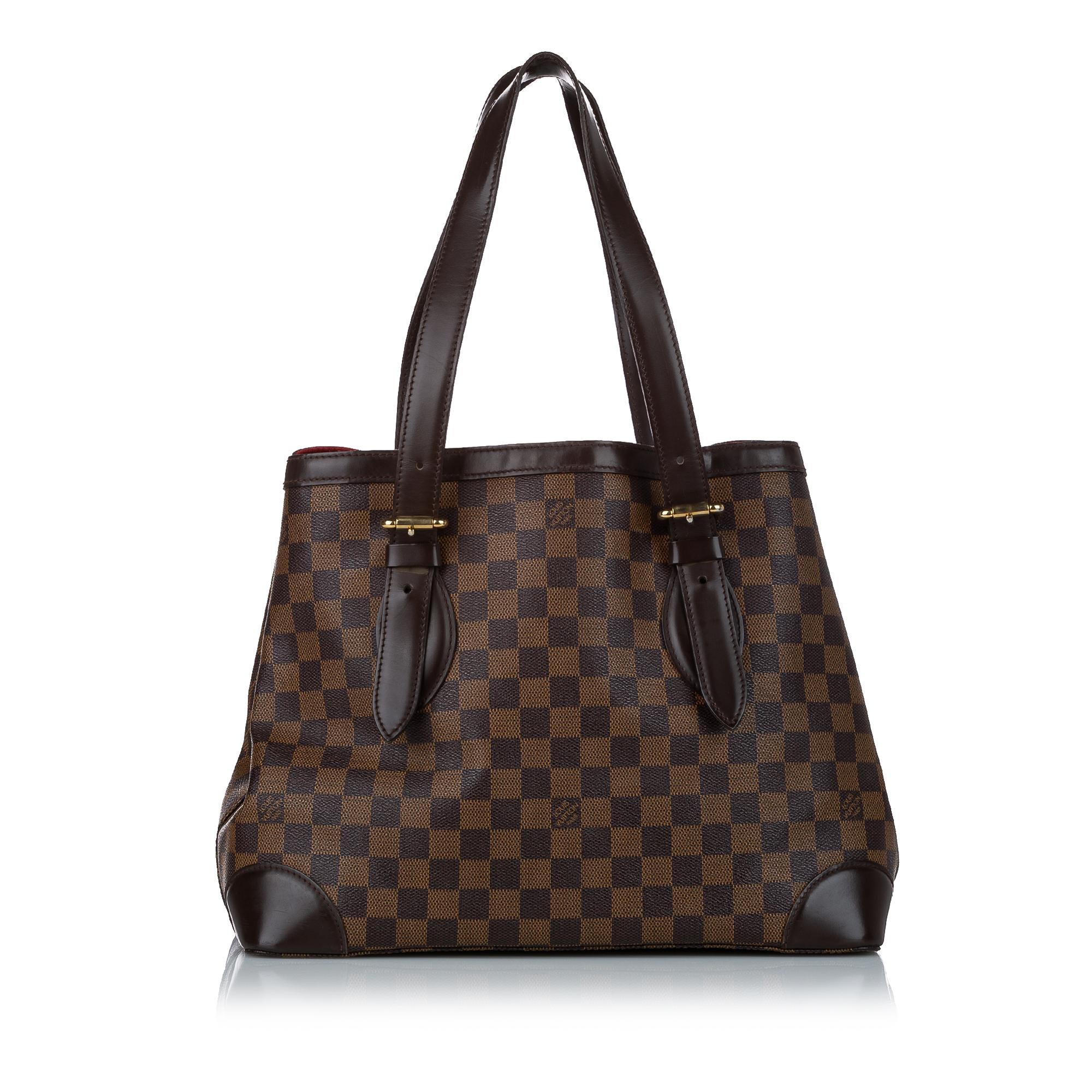 Louis Vuitton Damier Ebene Hampstead MM (SHG-29427)