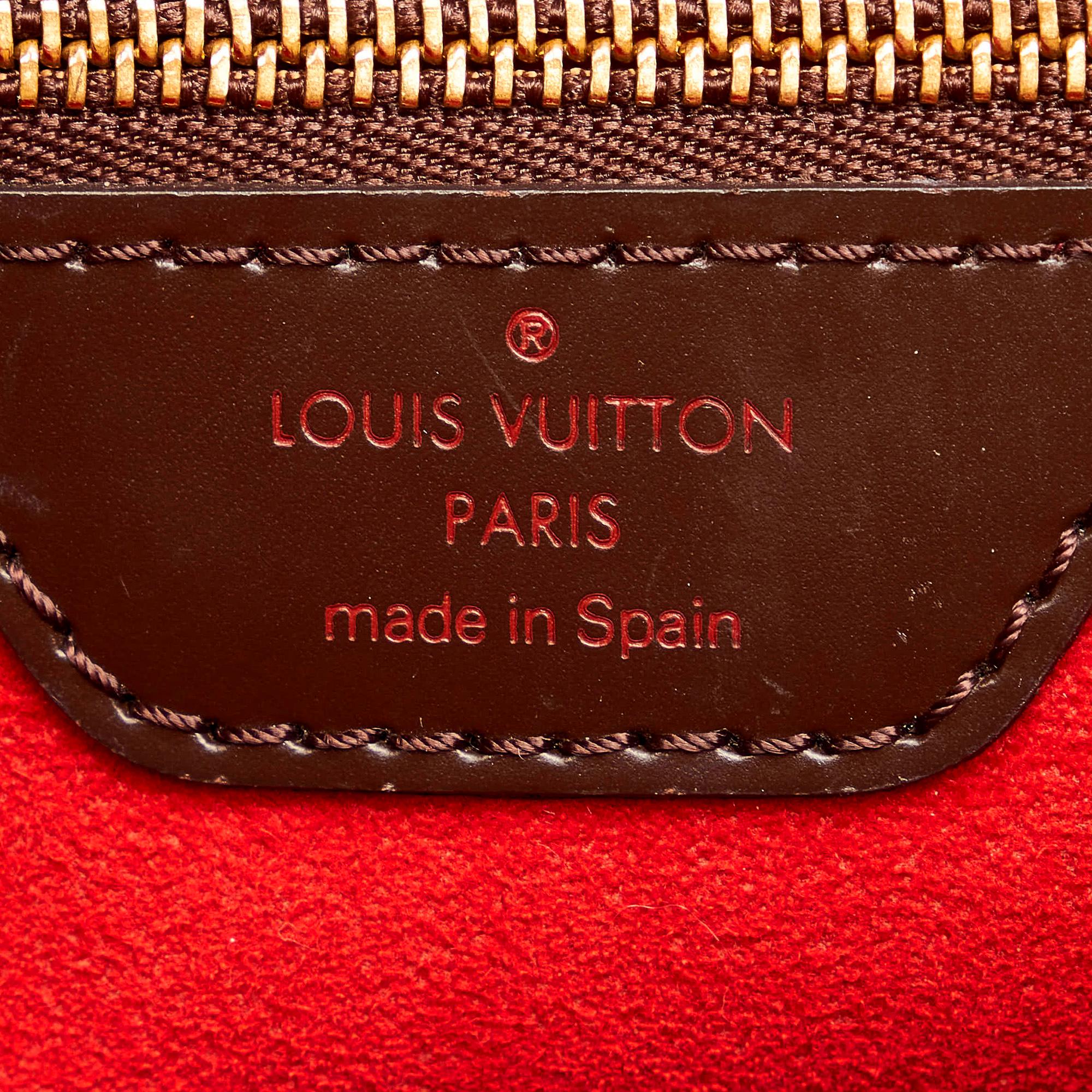 Louis Vuitton Damier Ebene Hampstead MM (SHG-30612)