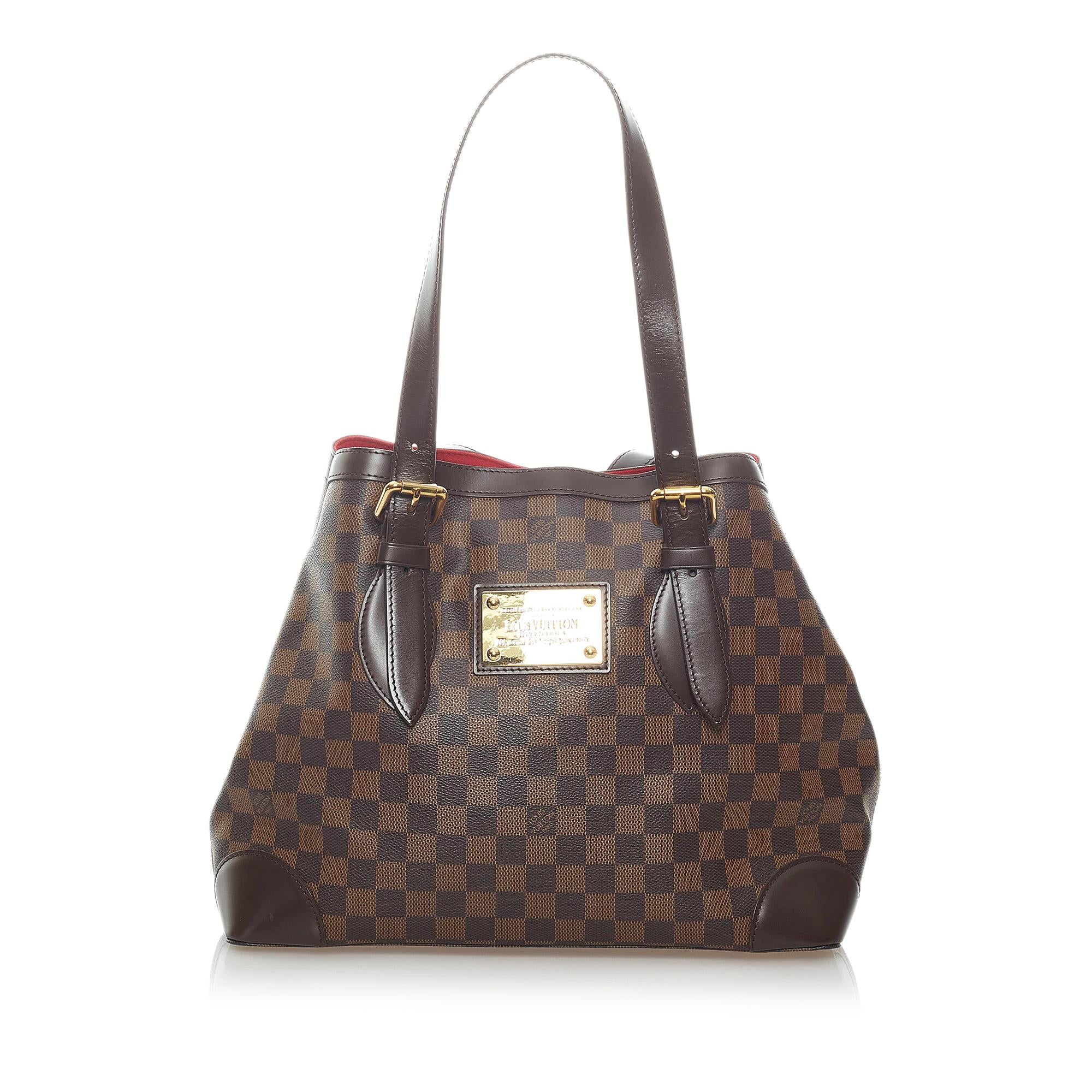 Louis Vuitton Damier Ebene Hampstead MM (SHG-34633)