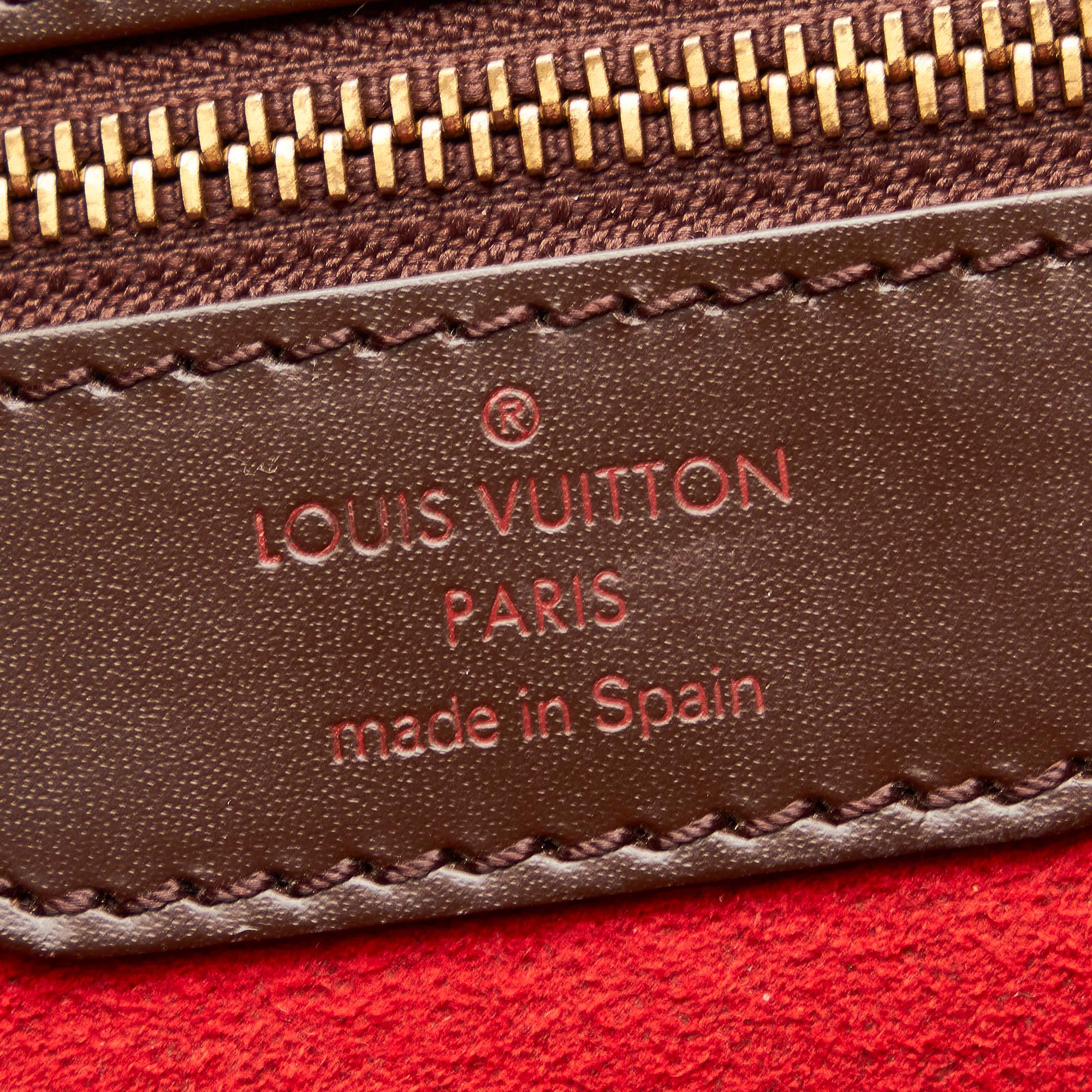 Louis Vuitton Damier Ebene Hampstead MM (SHG-34633)