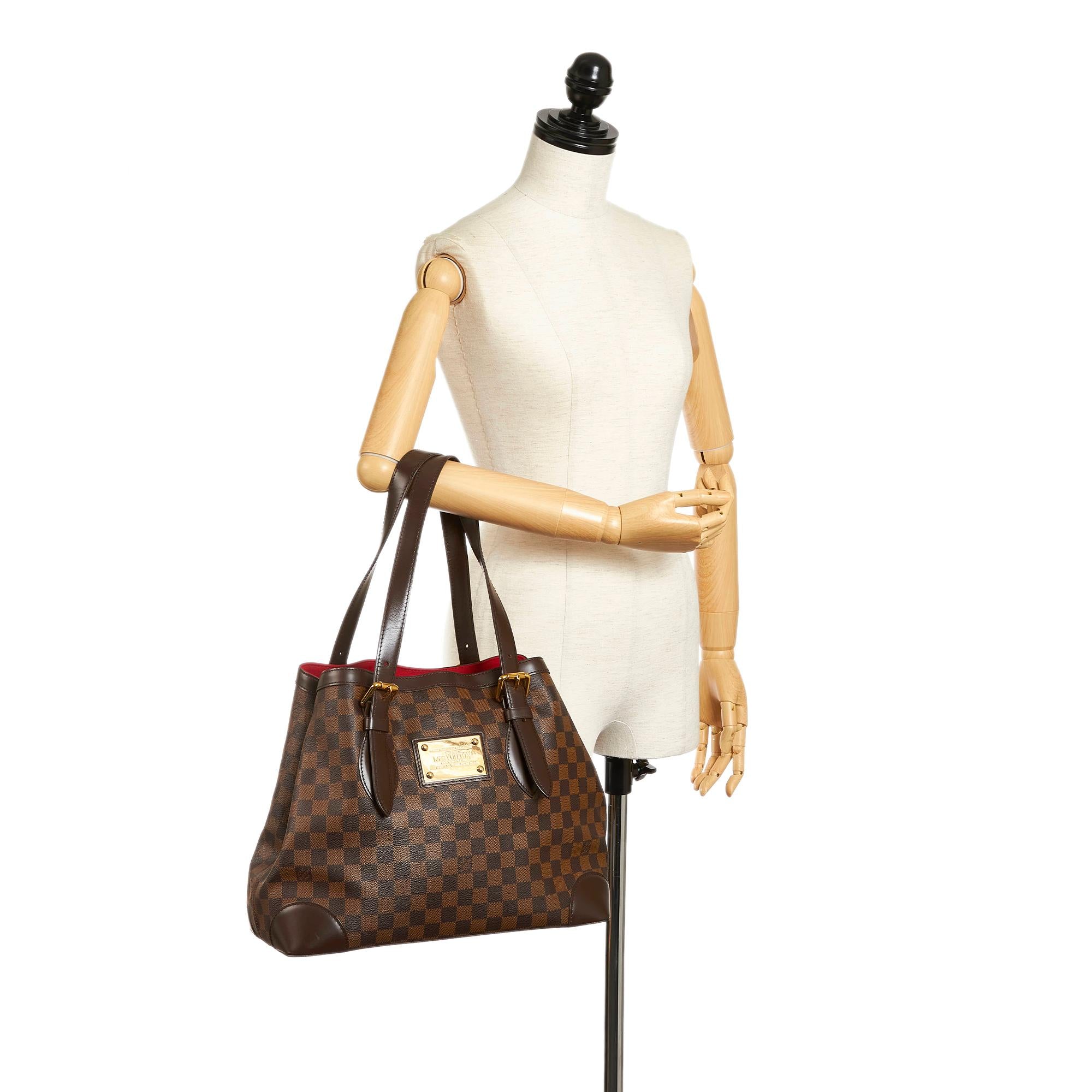 Louis Vuitton Damier Ebene Hampstead MM (SHG-34633)