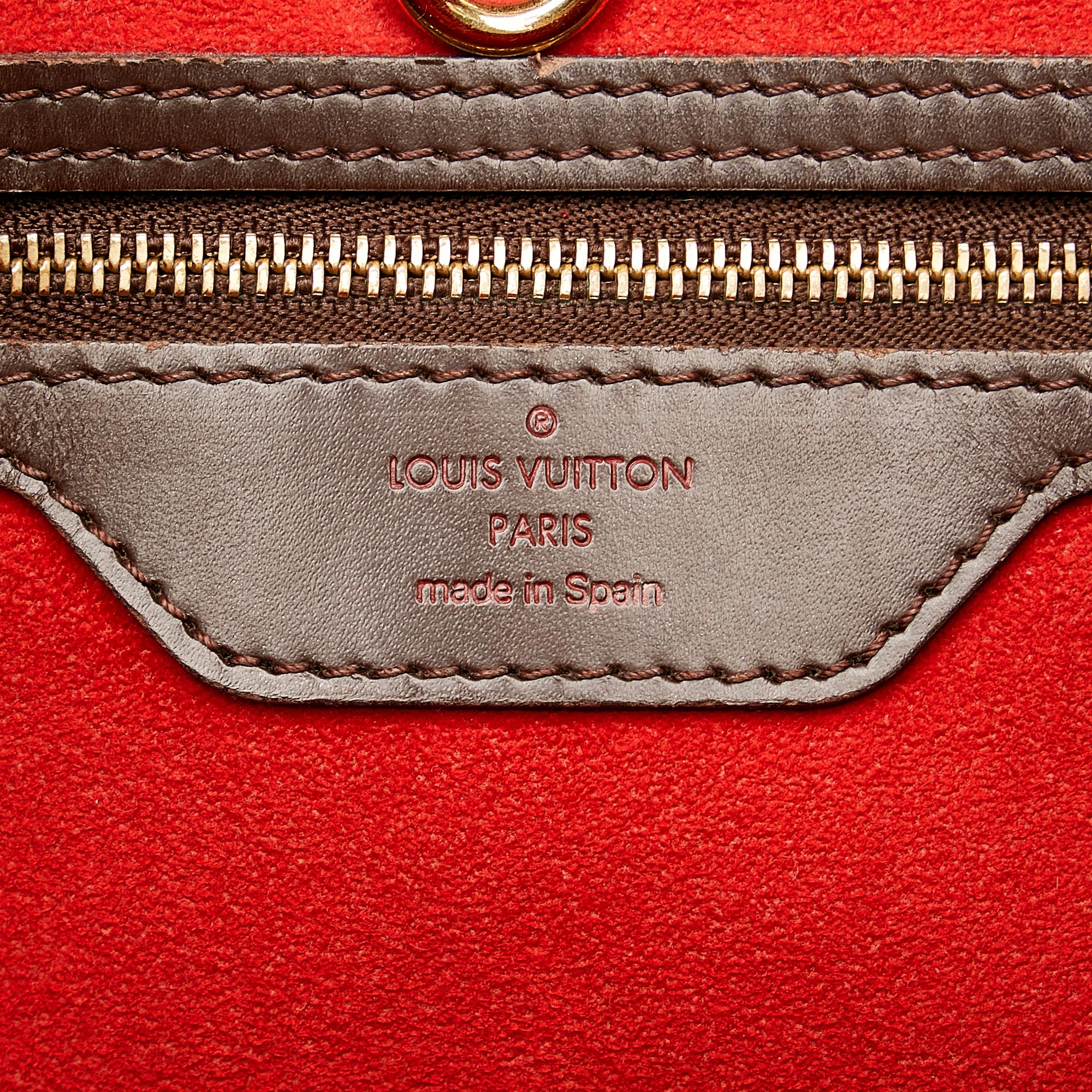 Louis Vuitton Damier Ebene Hampstead MM (SHG-37809)