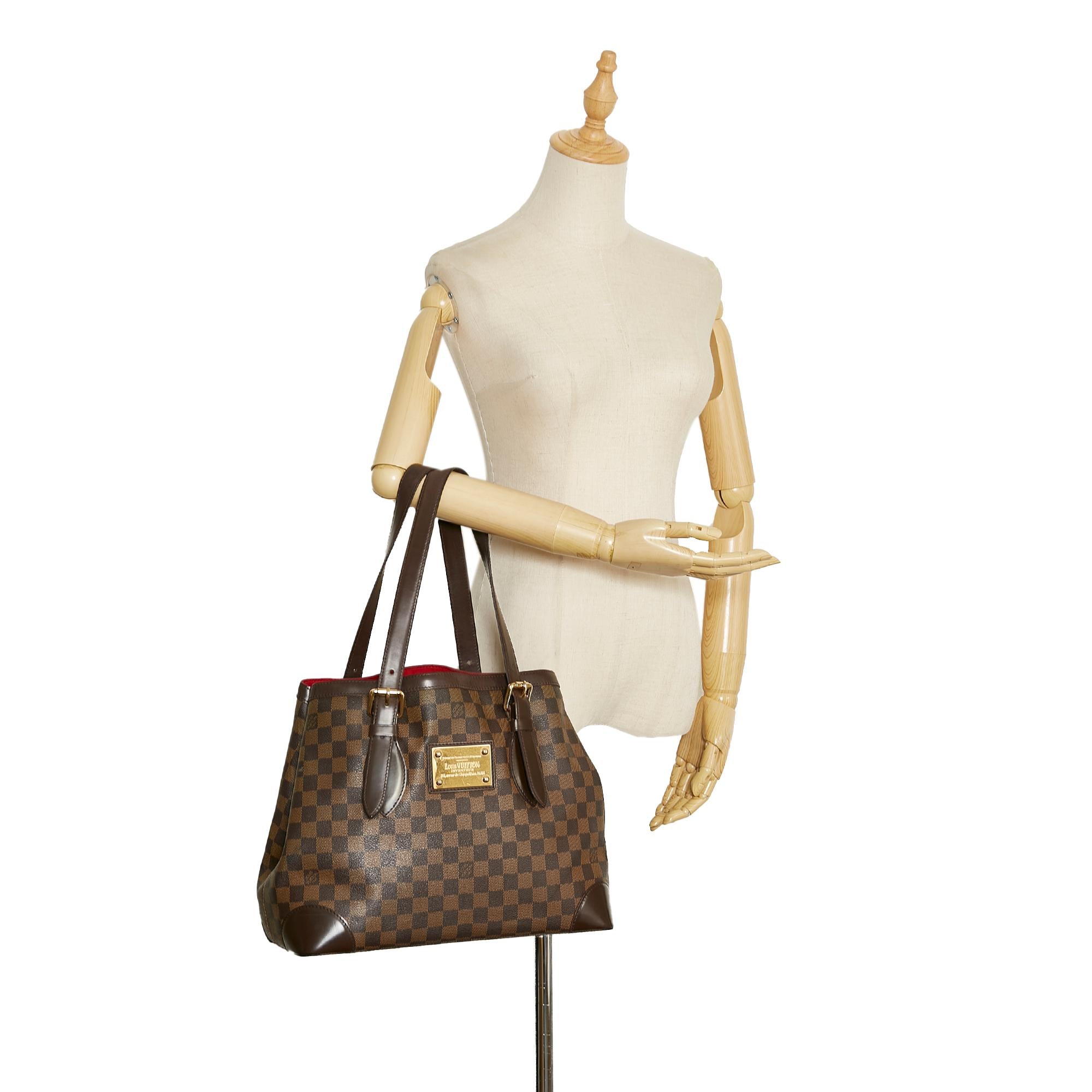 Louis Vuitton Damier Ebene Hampstead MM (SHG-37809)