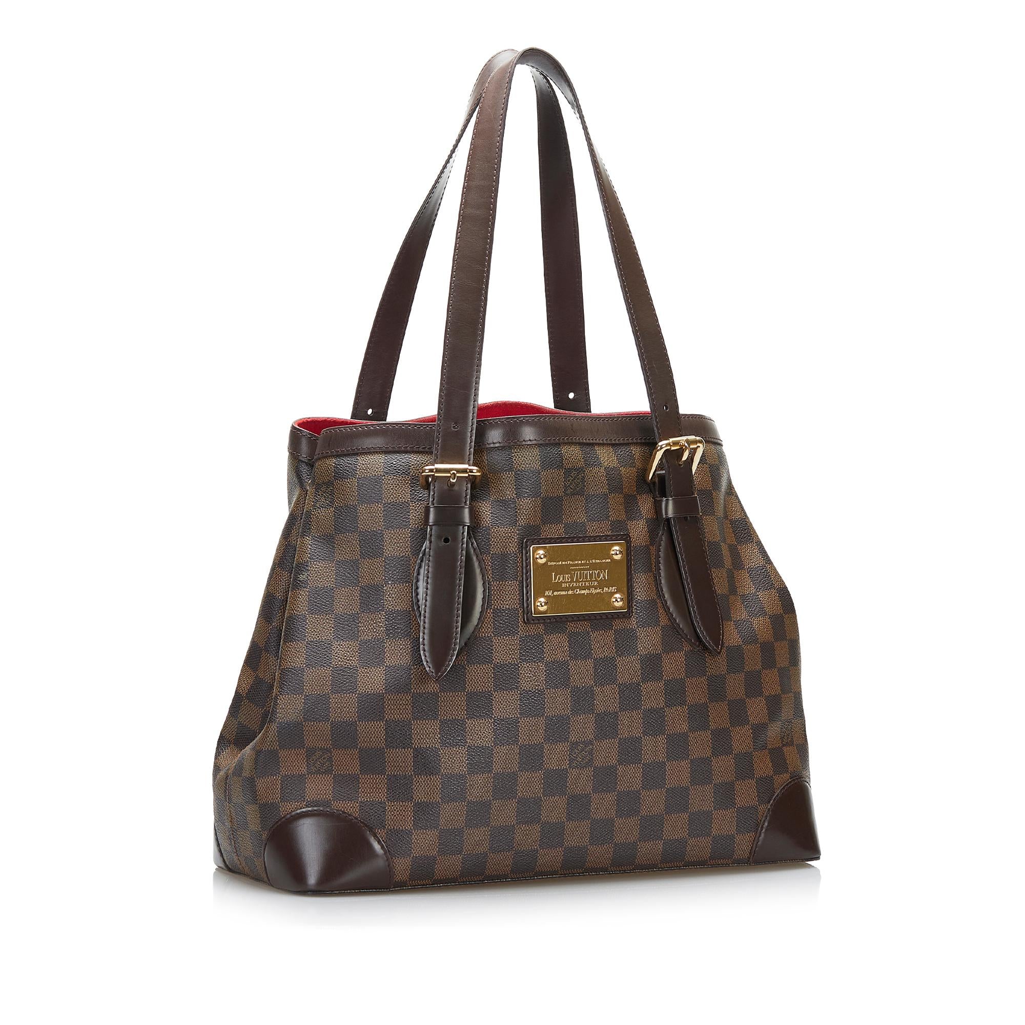 Louis Vuitton Damier Ebene Hampstead MM (SHG-37809)