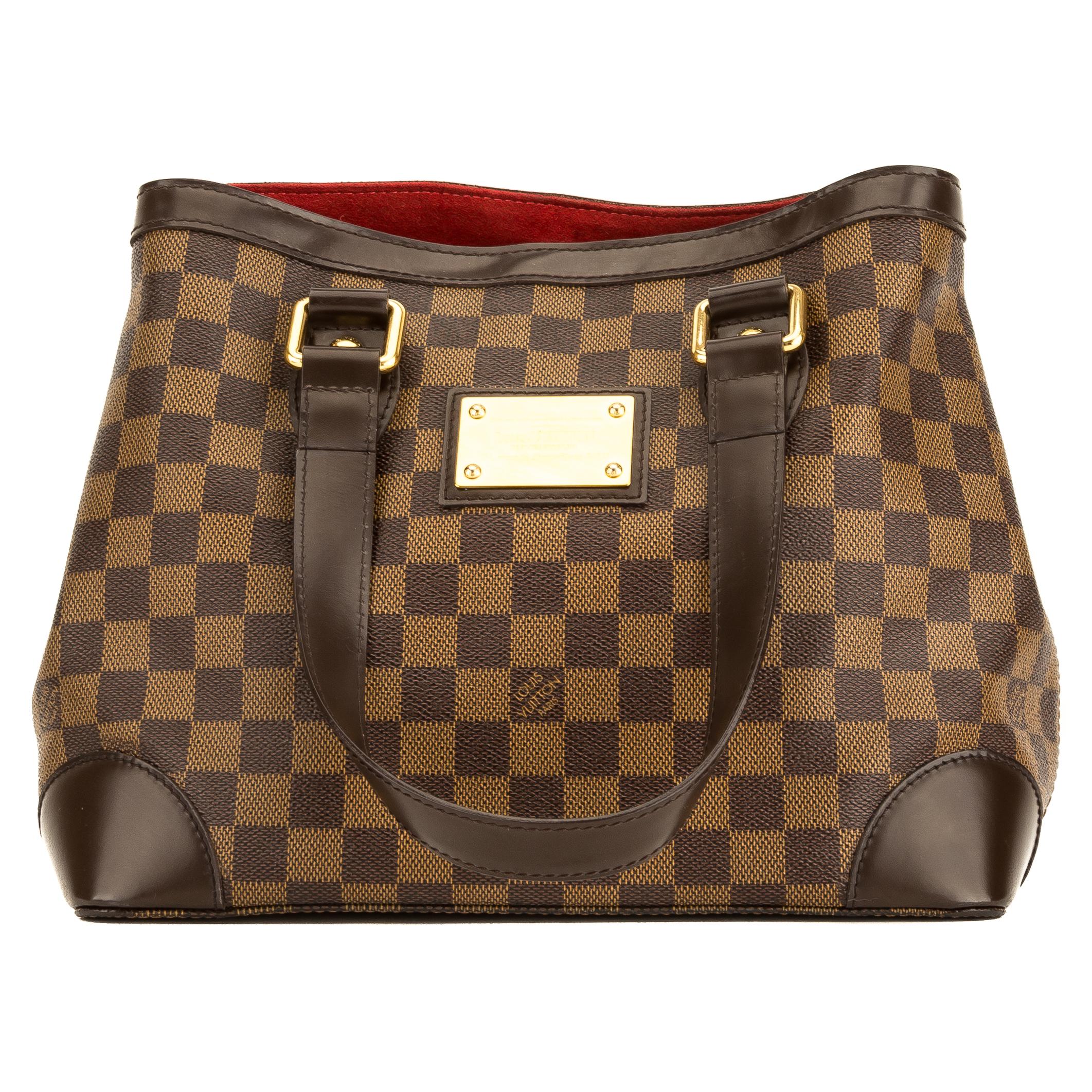 Louis Vuitton Damier Ebene Hampstead PM Tote (SHF-11436)