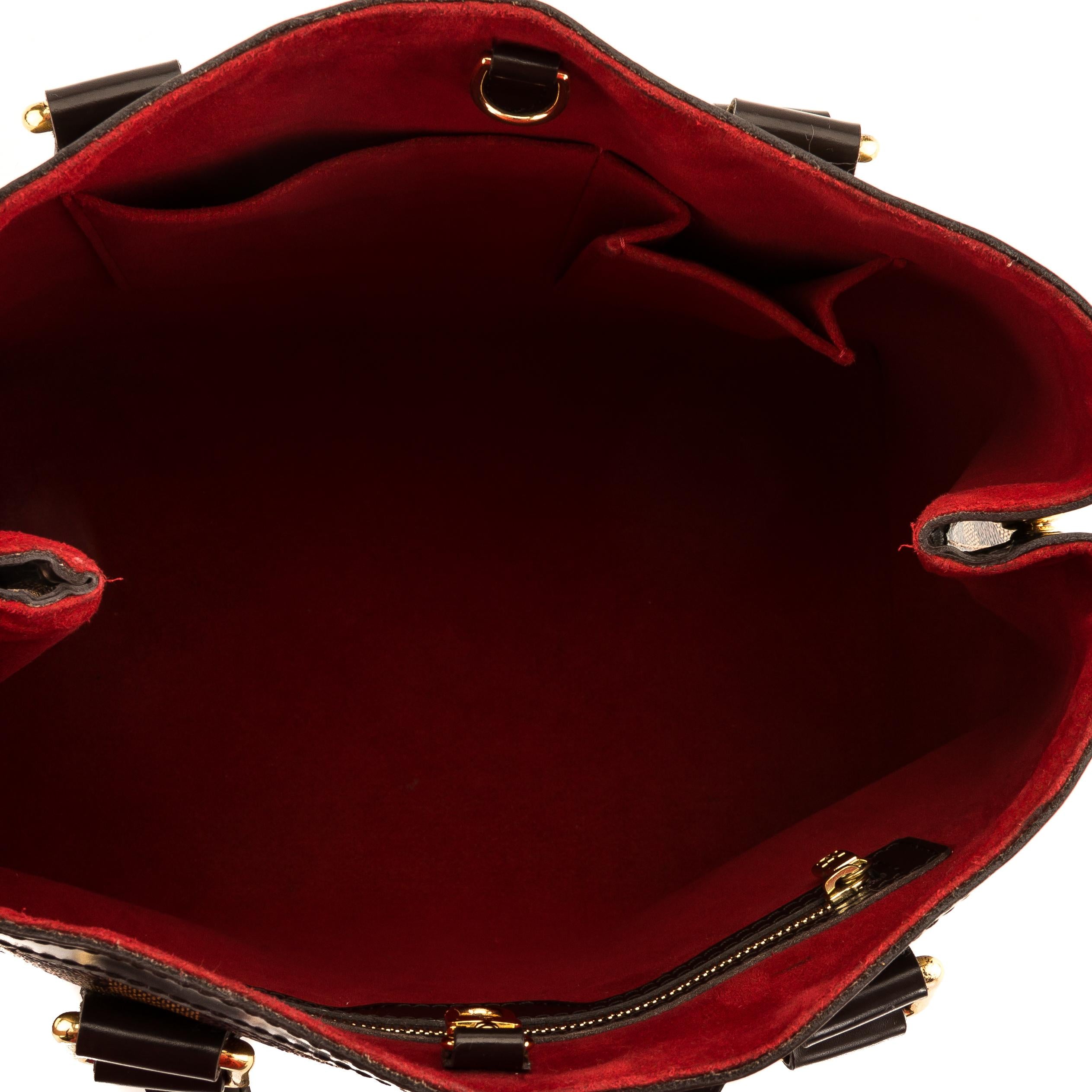 Louis Vuitton Damier Ebene Hampstead PM Tote (SHF-11436)