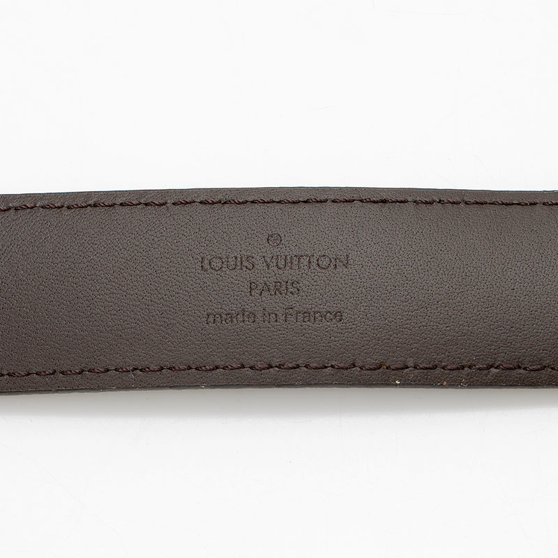Louis Vuitton Damier Ebene Initials Belt - Size 36 / 90 (SHF-18318)