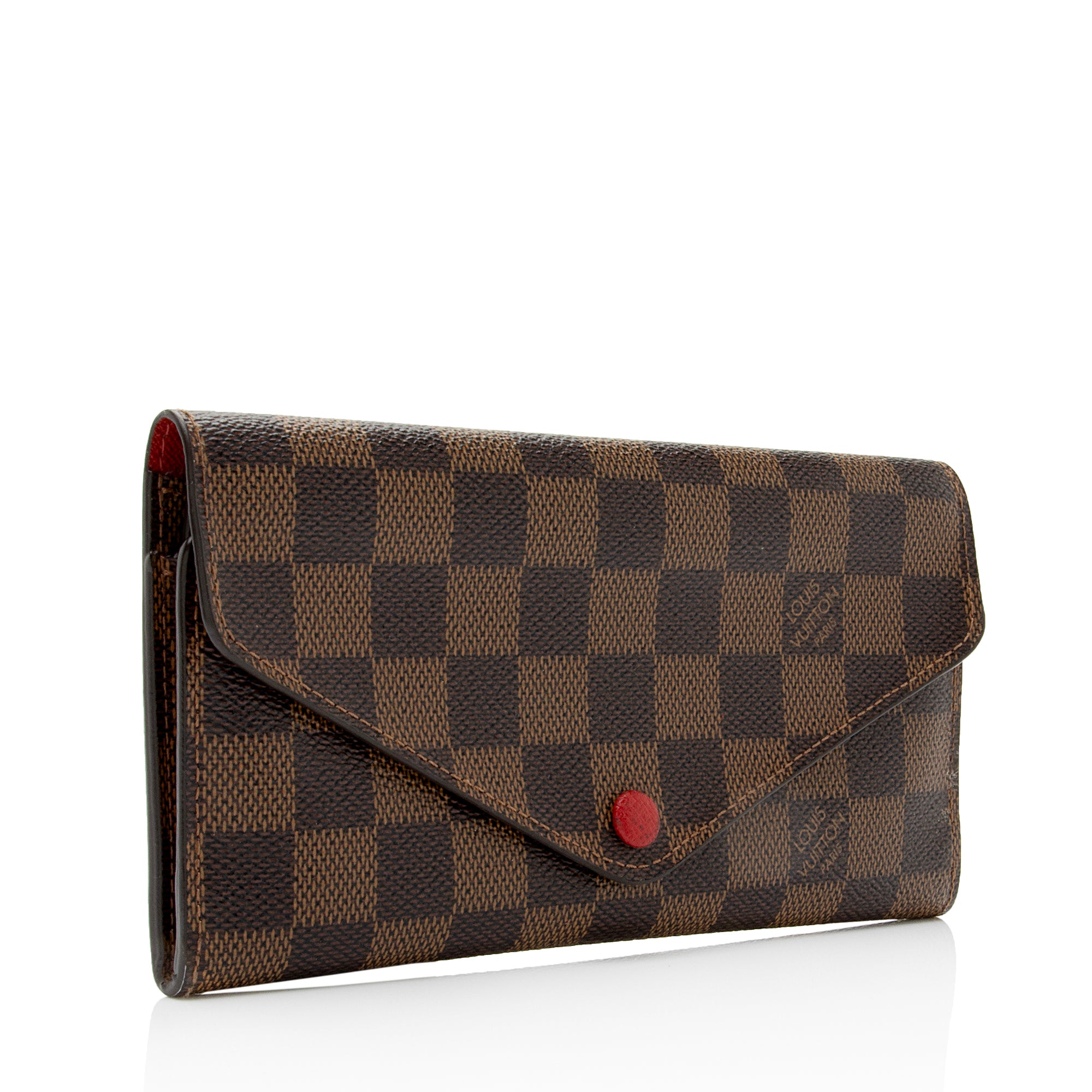 Louis Vuitton Damier Ebene Josephine Wallet (SHF-q9o9iT)