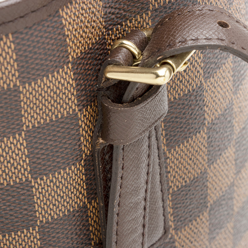 Louis vuitton damier ebene marais bucket bag, Luxury, Bags