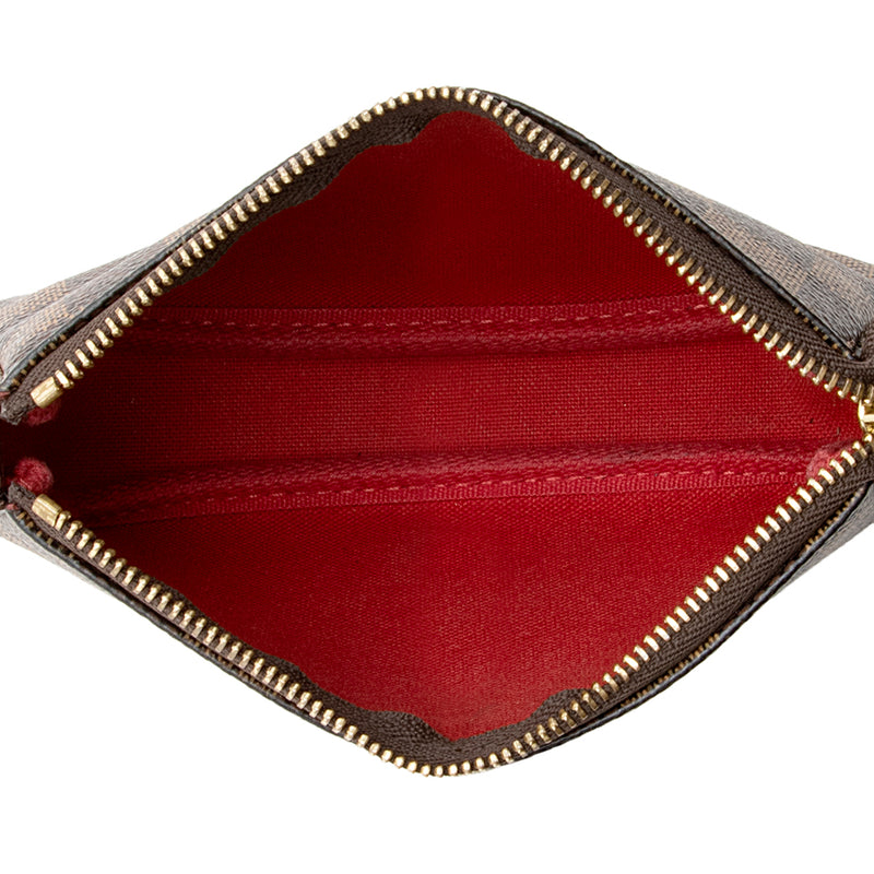 Louis Vuitton Damier Ebene Mini Pochette Accessoires (SHF-20838)