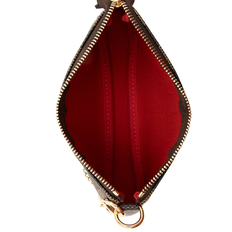 Louis Vuitton Damier Ebene Mini Pochette Accessoires (SHF-21962)