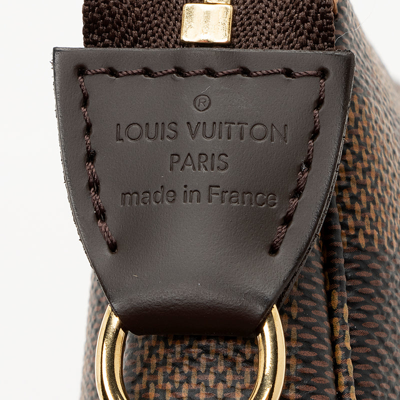 Louis Vuitton Damier Ebene Mini Pochette Accessoires (SHF-21962)