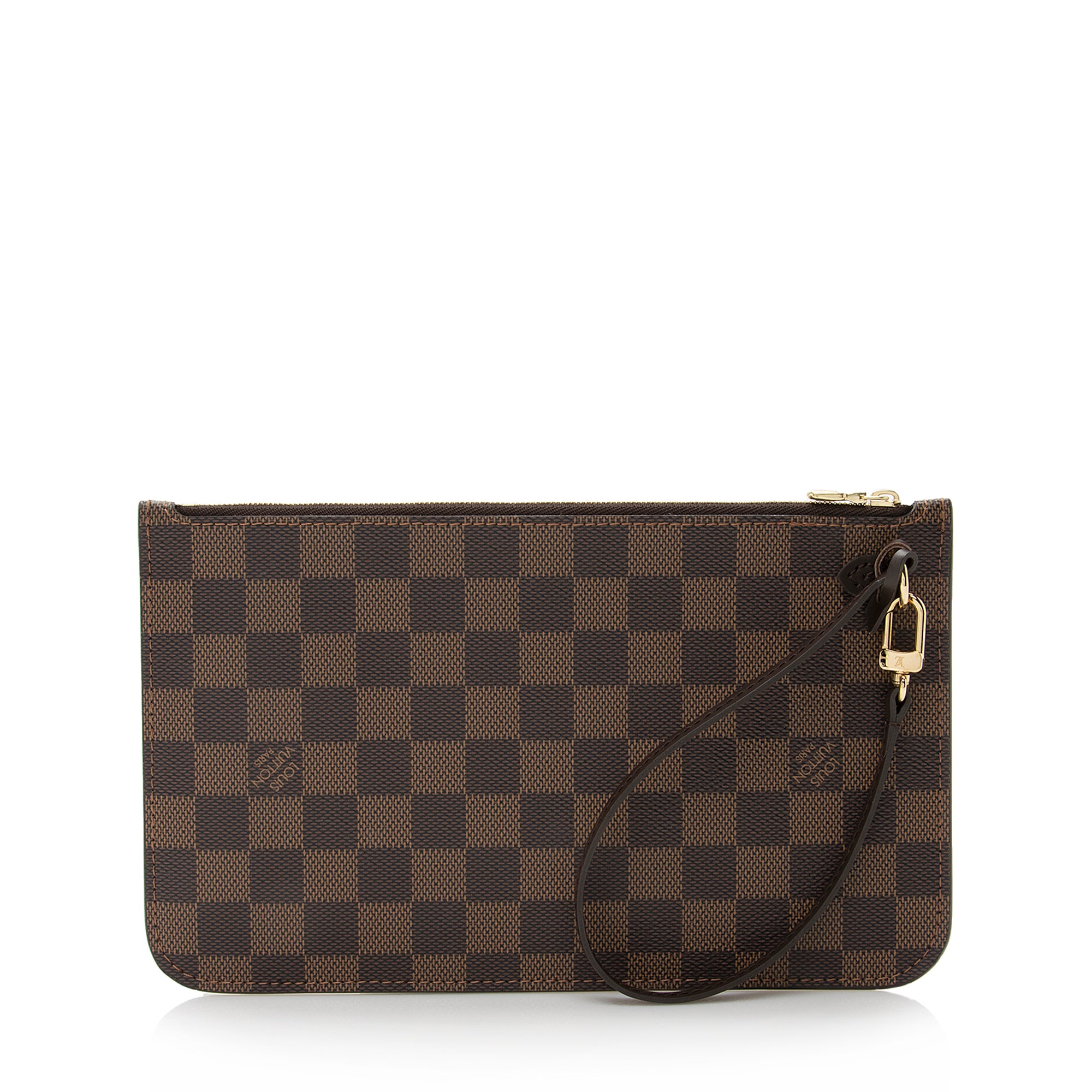 Louis Vuitton Damier Ebene Neverfull GM Pochette (SHF-23505)