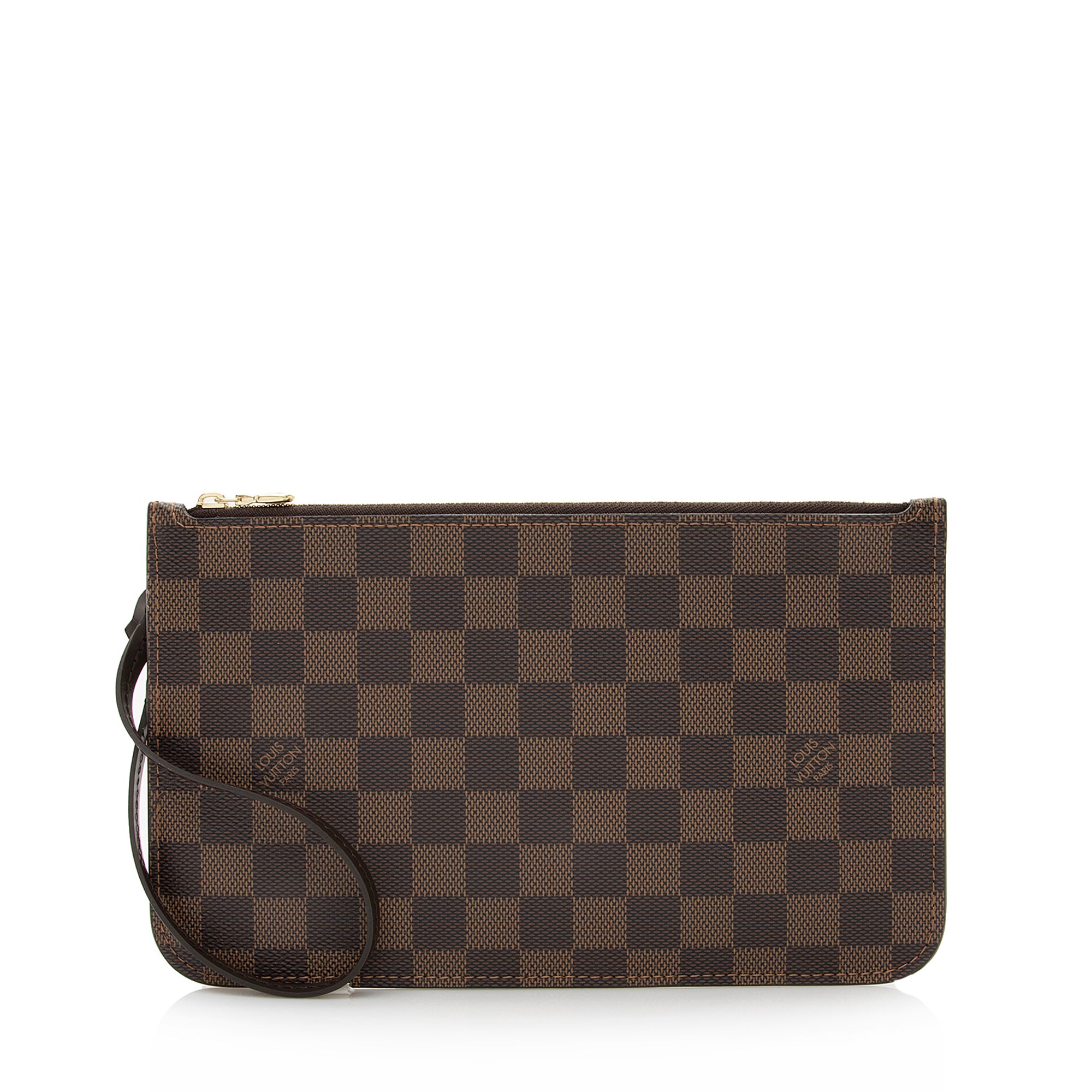 Louis Vuitton Damier Ebene Neverfull GM Pochette (SHF-23505)