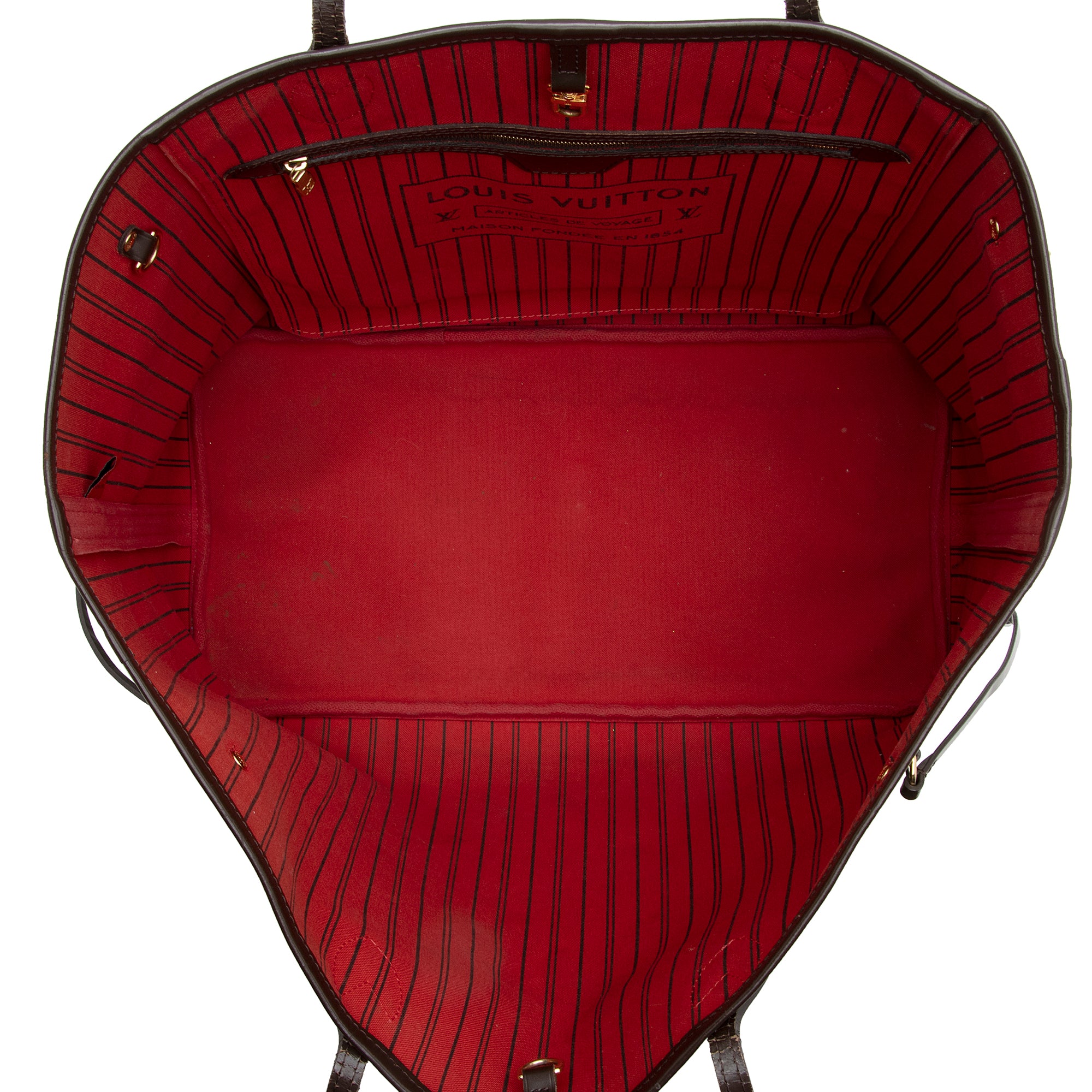 Louis Vuitton Damier Ebene Neverfull GM Tote (SHF-22164)