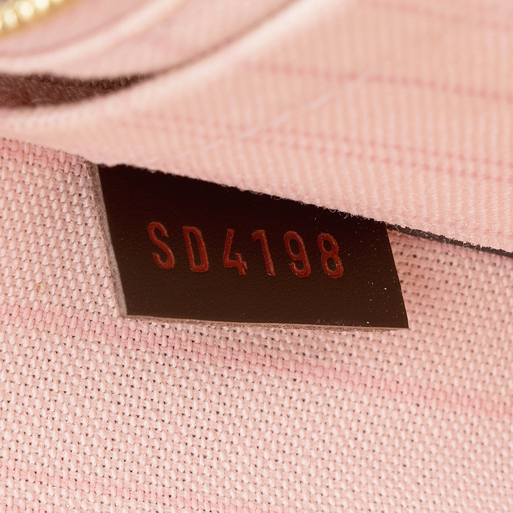 Louis Vuitton Damier Ebene Neverfull MM Pochette (SHF-19212)