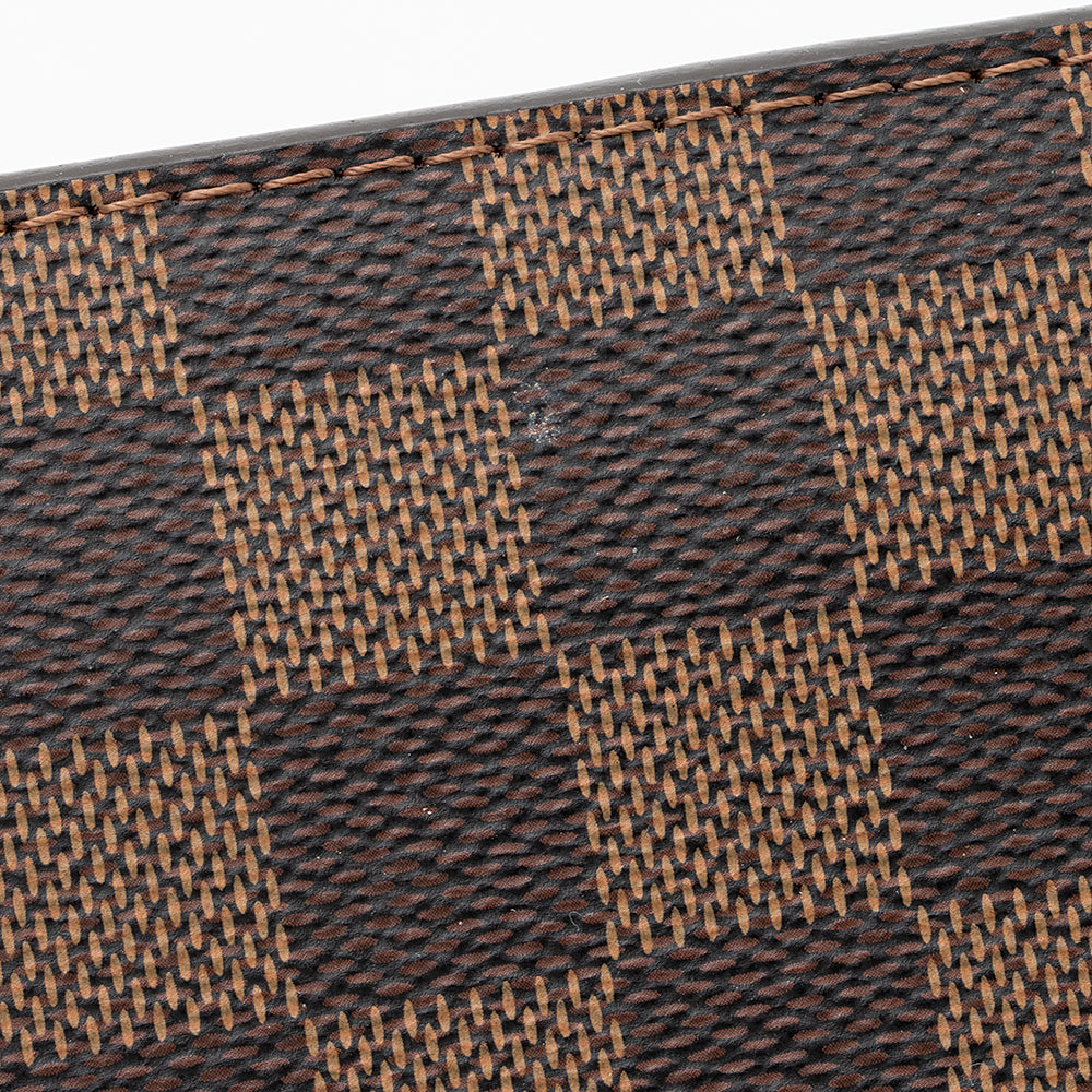 Louis Vuitton Damier Ebene Neverfull MM Pochette (SHF-19212)